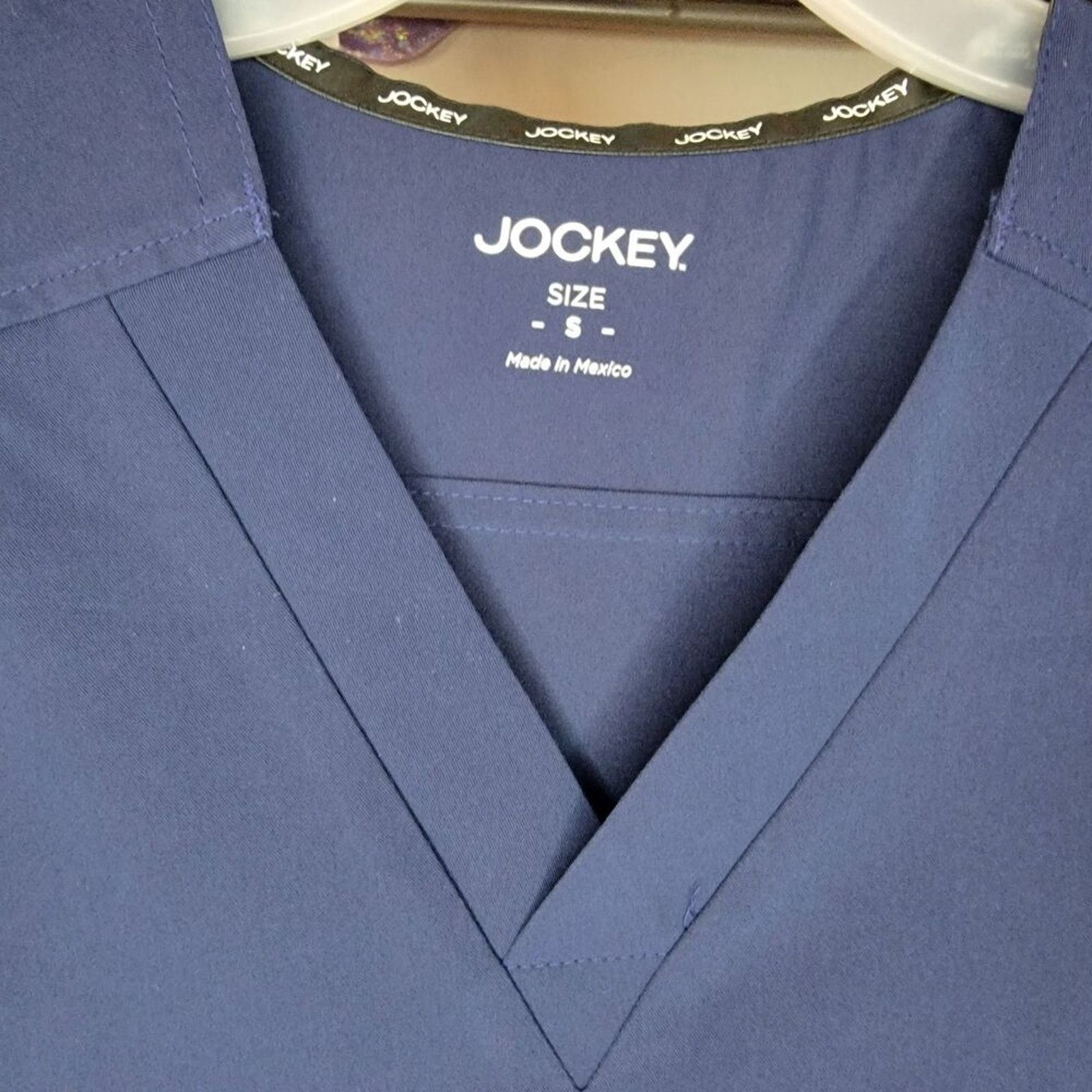 Jockey Jockey Scrub Top Unisex SS Navy - Size S NWT Size S / US 4 / IT 40 - 2 Thumbnail