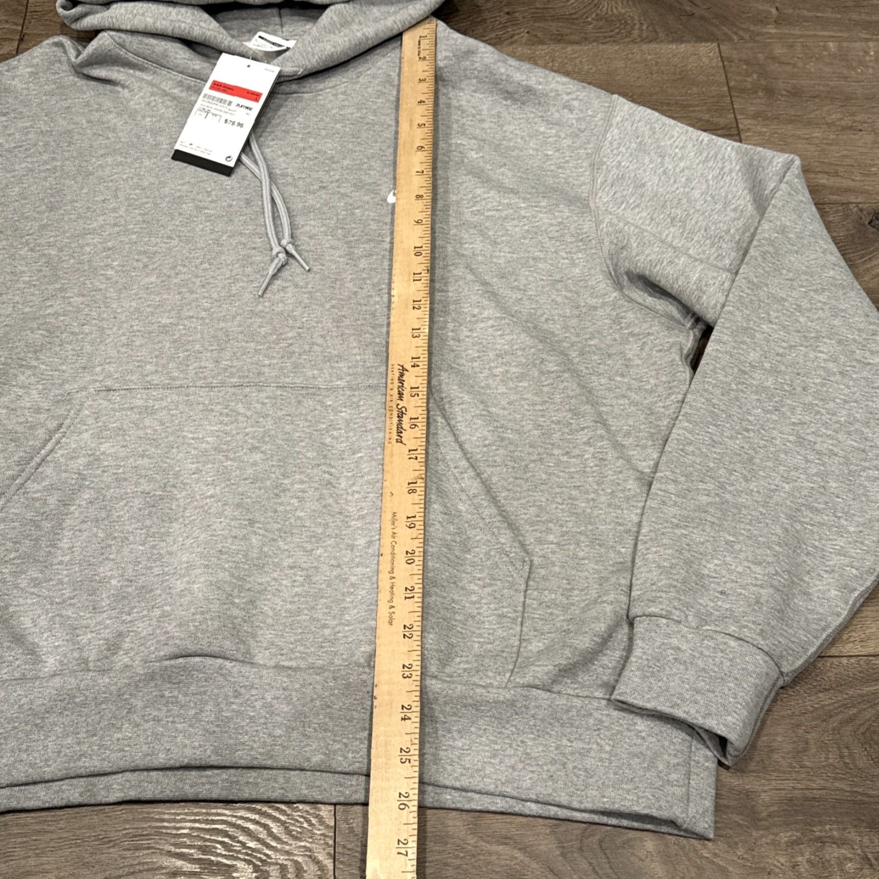 Nike VINTAGE Nike Sweatshirt Mens Large Gray Heather SB Fleece Skate Hoodie Sweater Loose Fit Size US L / EU 52-54 / 3 - 3 Thumbnail
