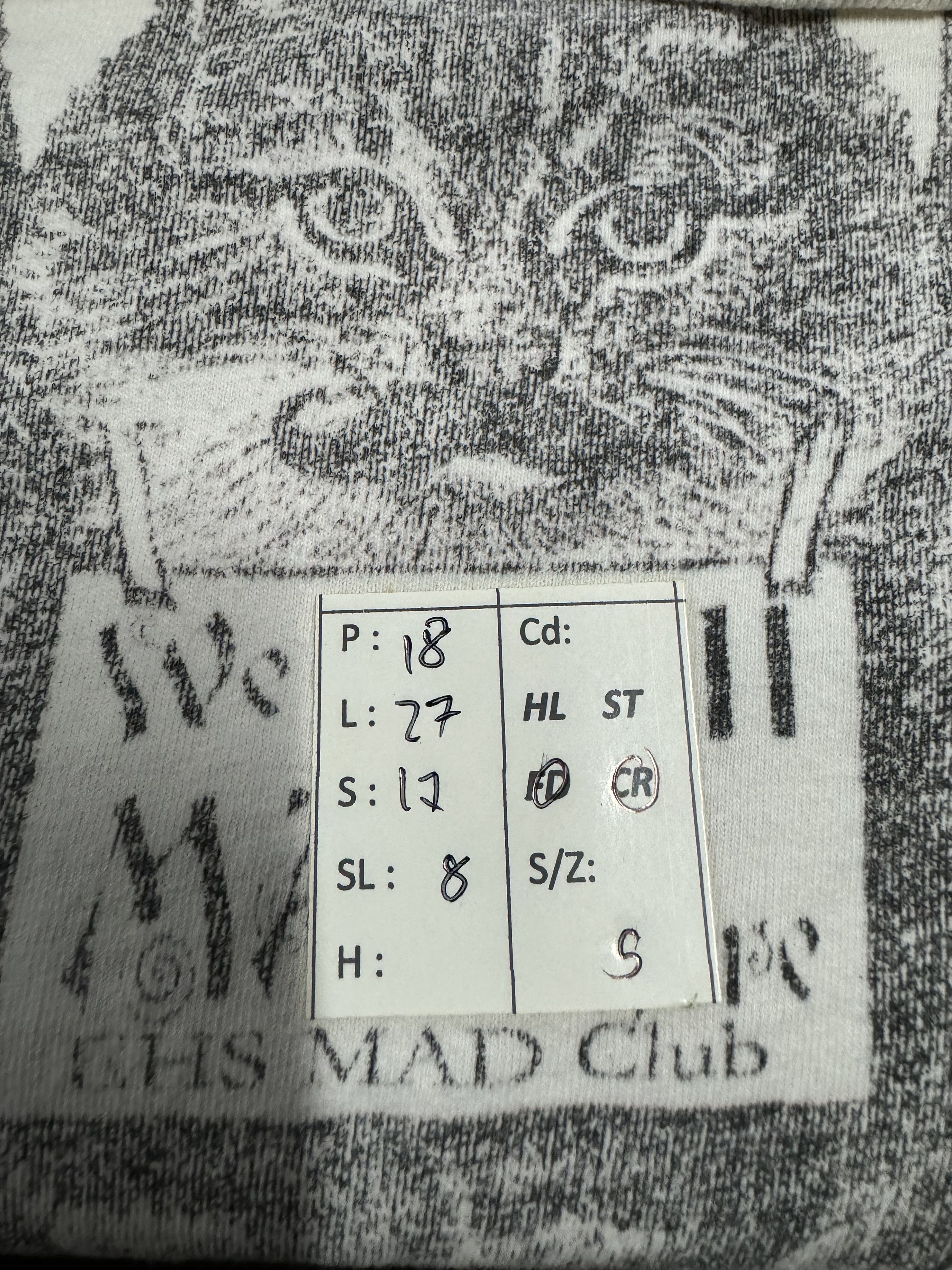 Vintage VINTAGE MAD CLUB CATS PET CUTE PAWS DOG TEE VERY RARE Size US S / EU 44-46 / 1 - 18 Thumbnail