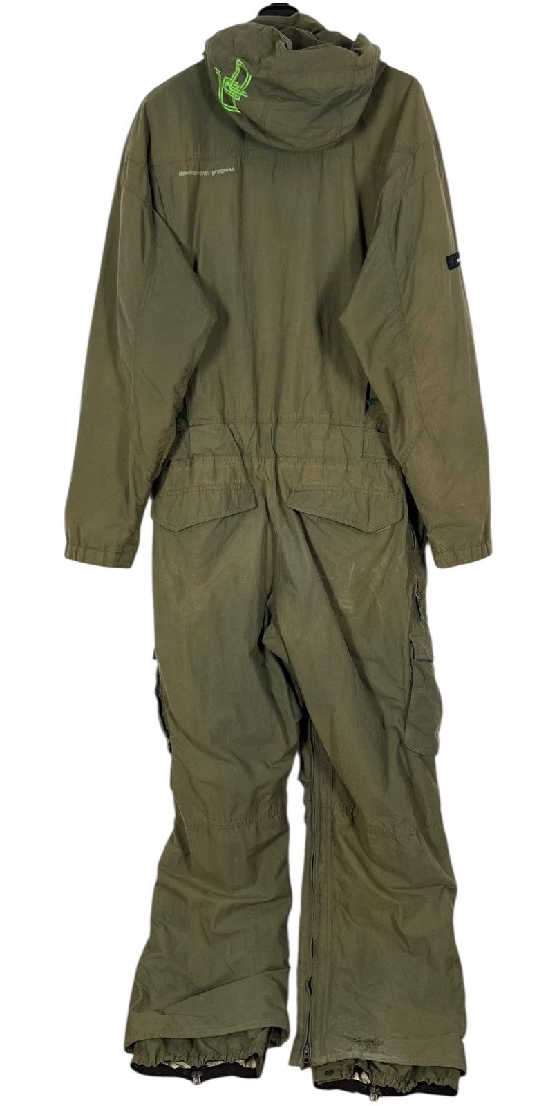 Japanese Brand Vintage Distressed DEVELOPMENT IN PROGRESS Jumsuit Size US XL / EU 56 / 4 - 2 Thumbnail