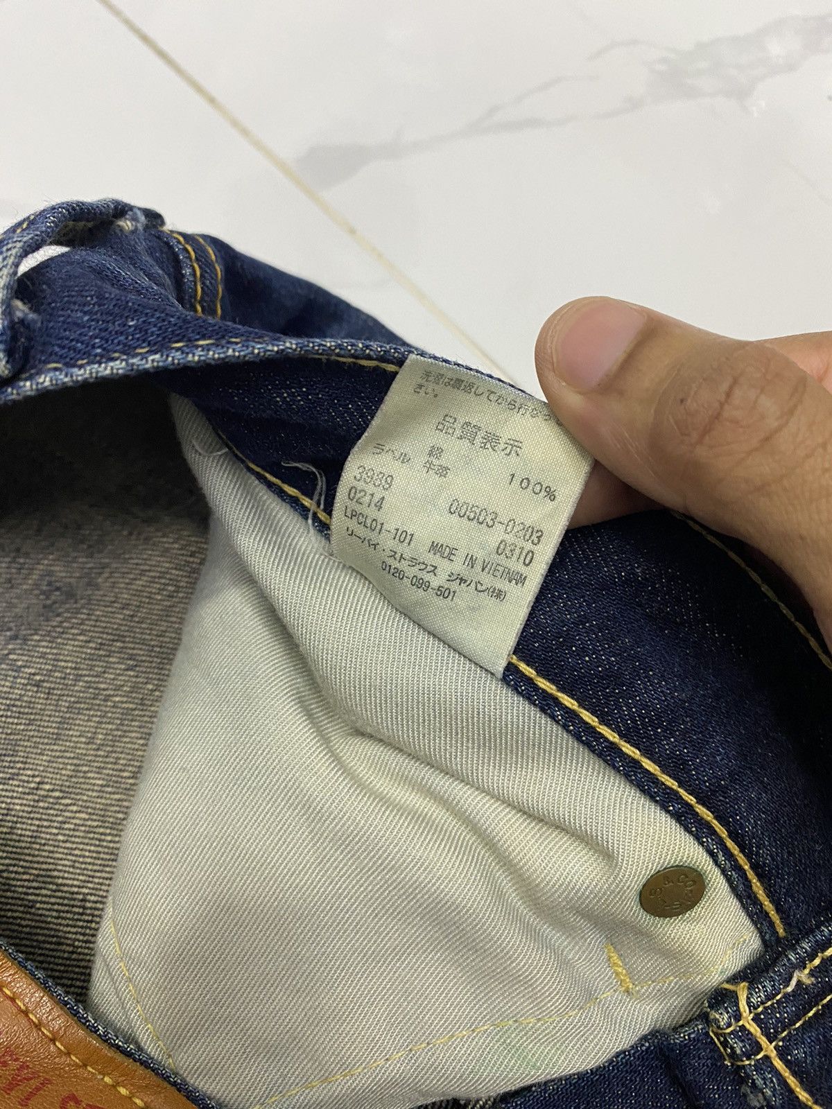Levi's × Vintage LEVIS 503 MUD WASH BAGGY DISTRESSED SELVEDGE DENIM JEANS Size US 31 - 10 Thumbnail