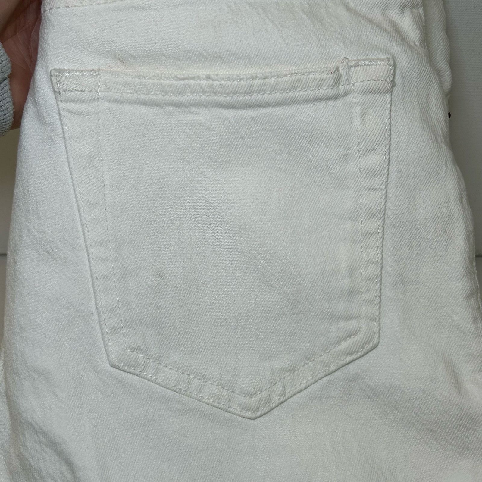Abercrombie & Fitch Abercrombie & Fitch Jeans The Ankle Straight High Rise White Size 26" / US 2 / IT 38 - 6 Thumbnail
