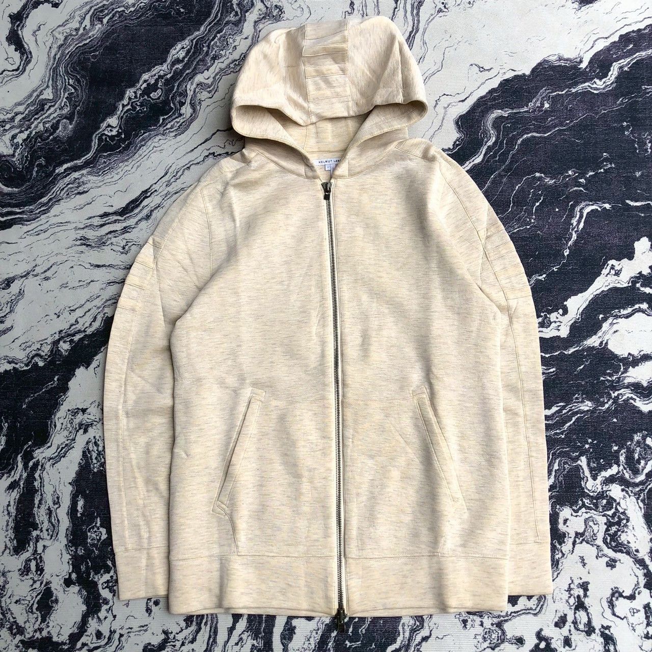 Helmut Lang Rare archival Helmut Lang Viscose zip hoodie from Fall 2006 Size US L / EU 52-54 / 3 - 2 Thumbnail