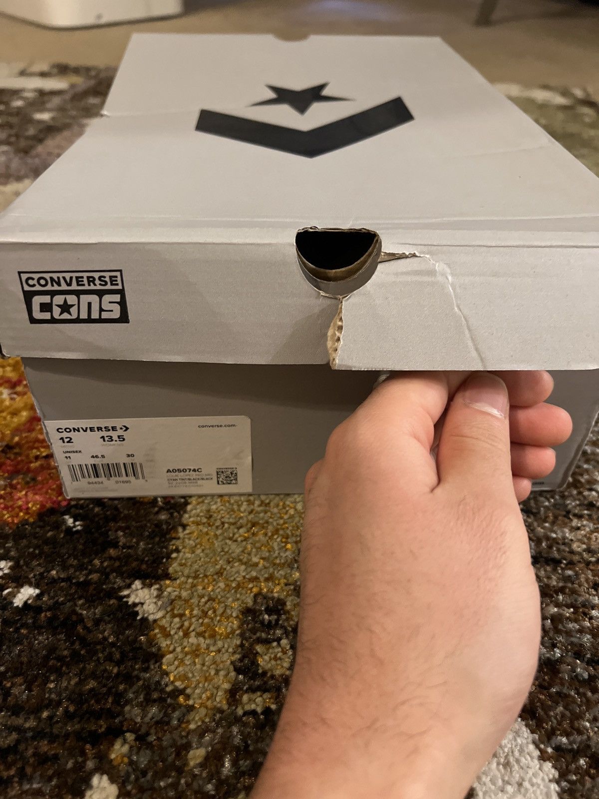 Converse × Fucking Awesome Converse X FA Louie Lopez Pro Mid Cyan Tint/Black Size US 12 / EU 45 - 7 Thumbnail