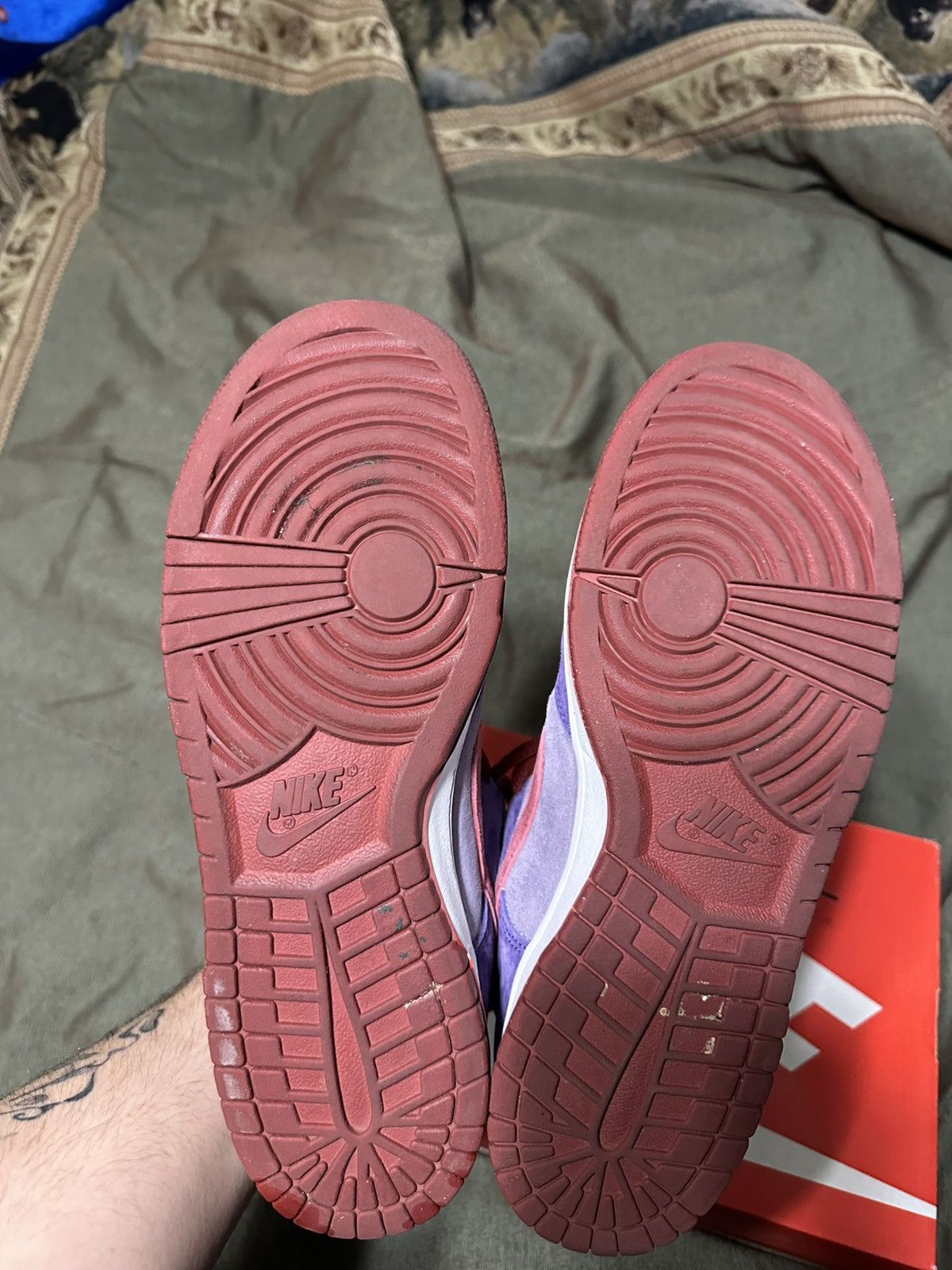 Nike Nike Dunk Low Retro Vol. 1 SP ' Plum ' 2020 Size US 10.5 / EU 43-44 - 7 Thumbnail