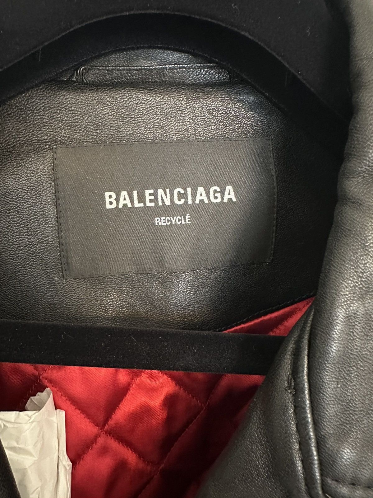 Balenciaga Balenciaga Fall 22 lost tape leather jacket Size US XS / EU 42 / 0 - 2 Thumbnail