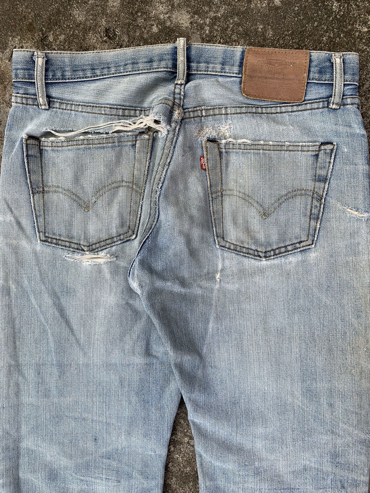Levi's 🔥ACCOFFER🔥Vintage Levi’s 501 Big E Selvedge Distressed Denim Size US 34 / EU 50 - 6 Thumbnail