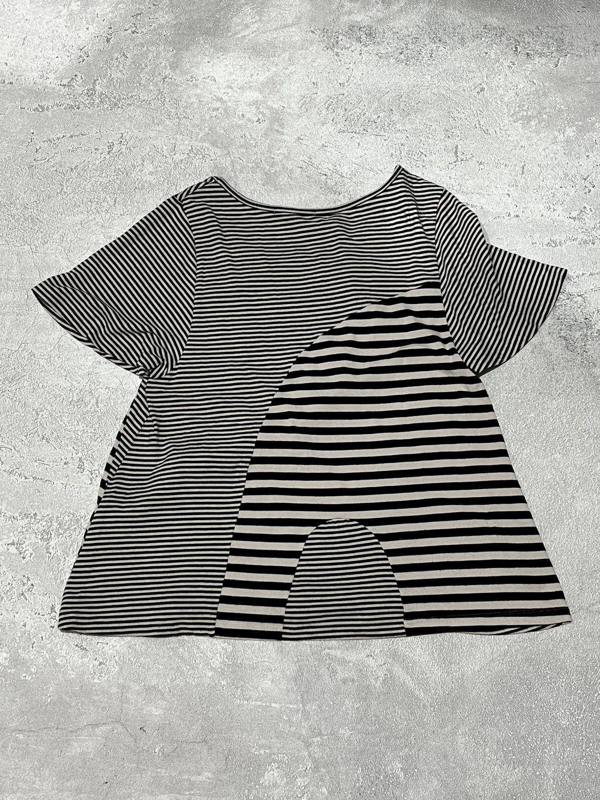 Frapbois × Issey Miyake × Japanese Brand Frapbois Stripe Tee Issey Miyake Size S / US 4 / IT 40 - 4 Thumbnail