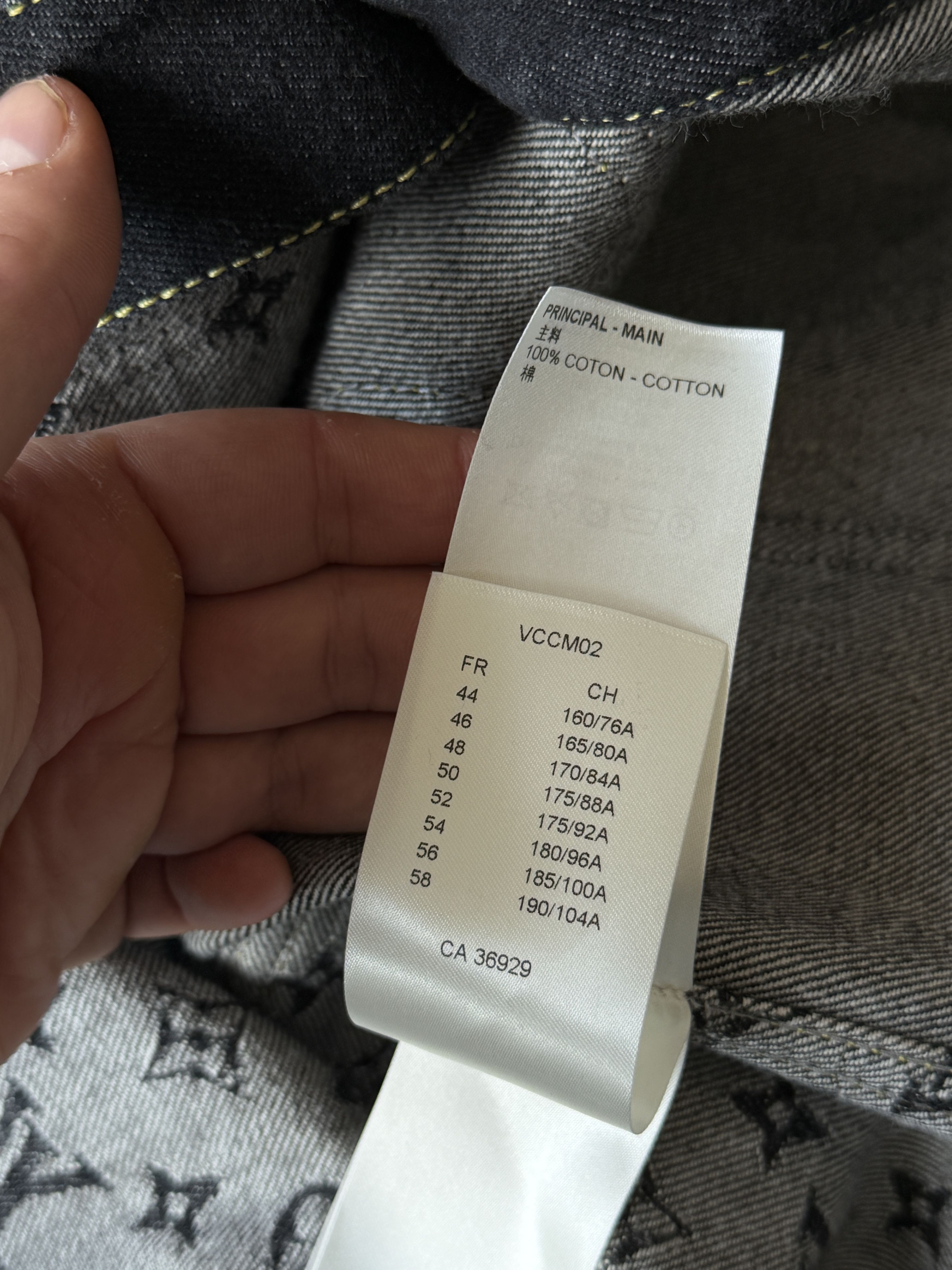 Louis Vuitton LOUIS VUITTON X NIGO DENIM JACKET | SIZE 60 Size US XXL / EU 58 / 5 - 15 Thumbnail