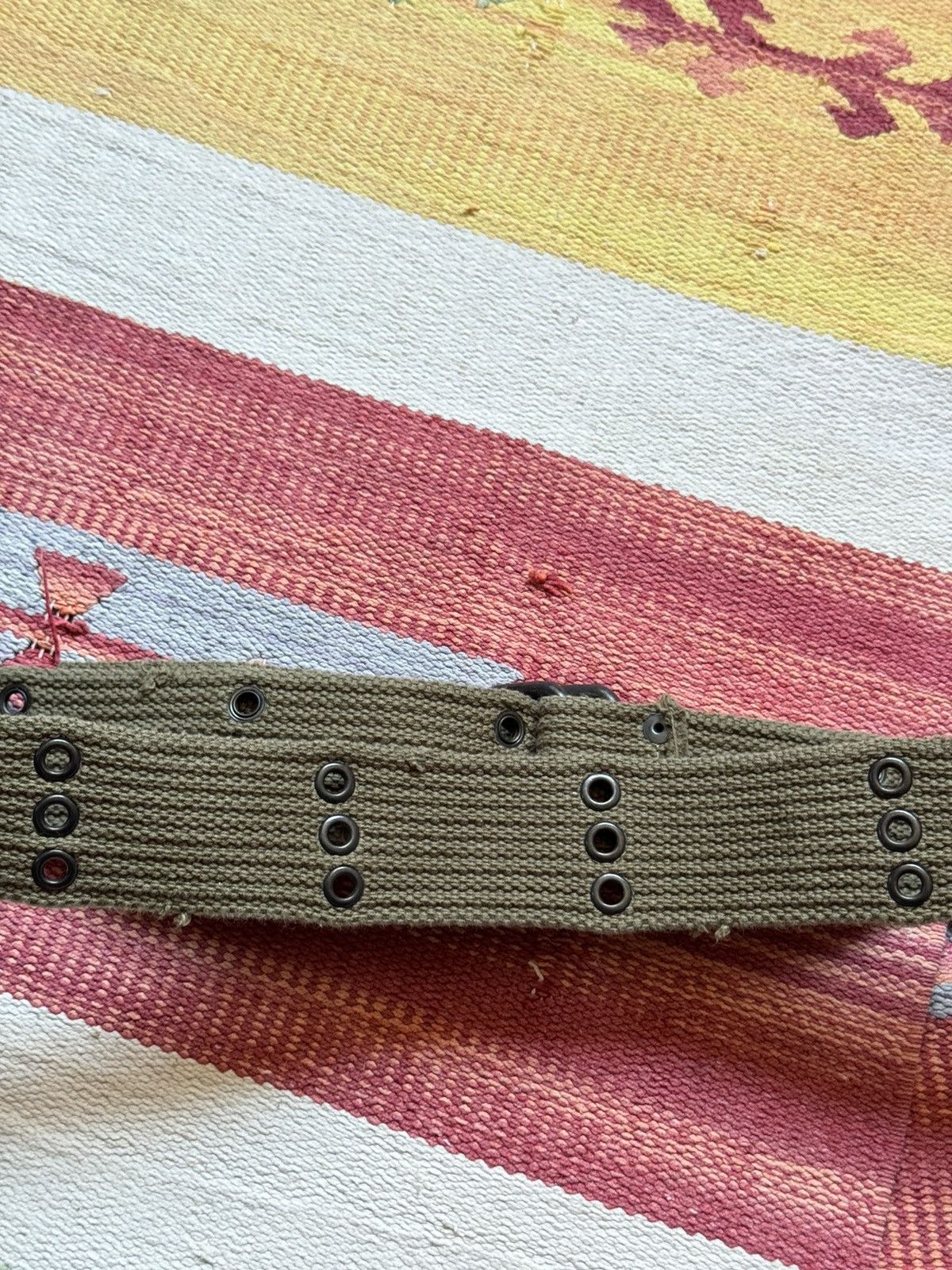 Vintage Vintage 00’s USA y2k Military Khaki Japanese Belt Size ONE SIZE - 4 Thumbnail