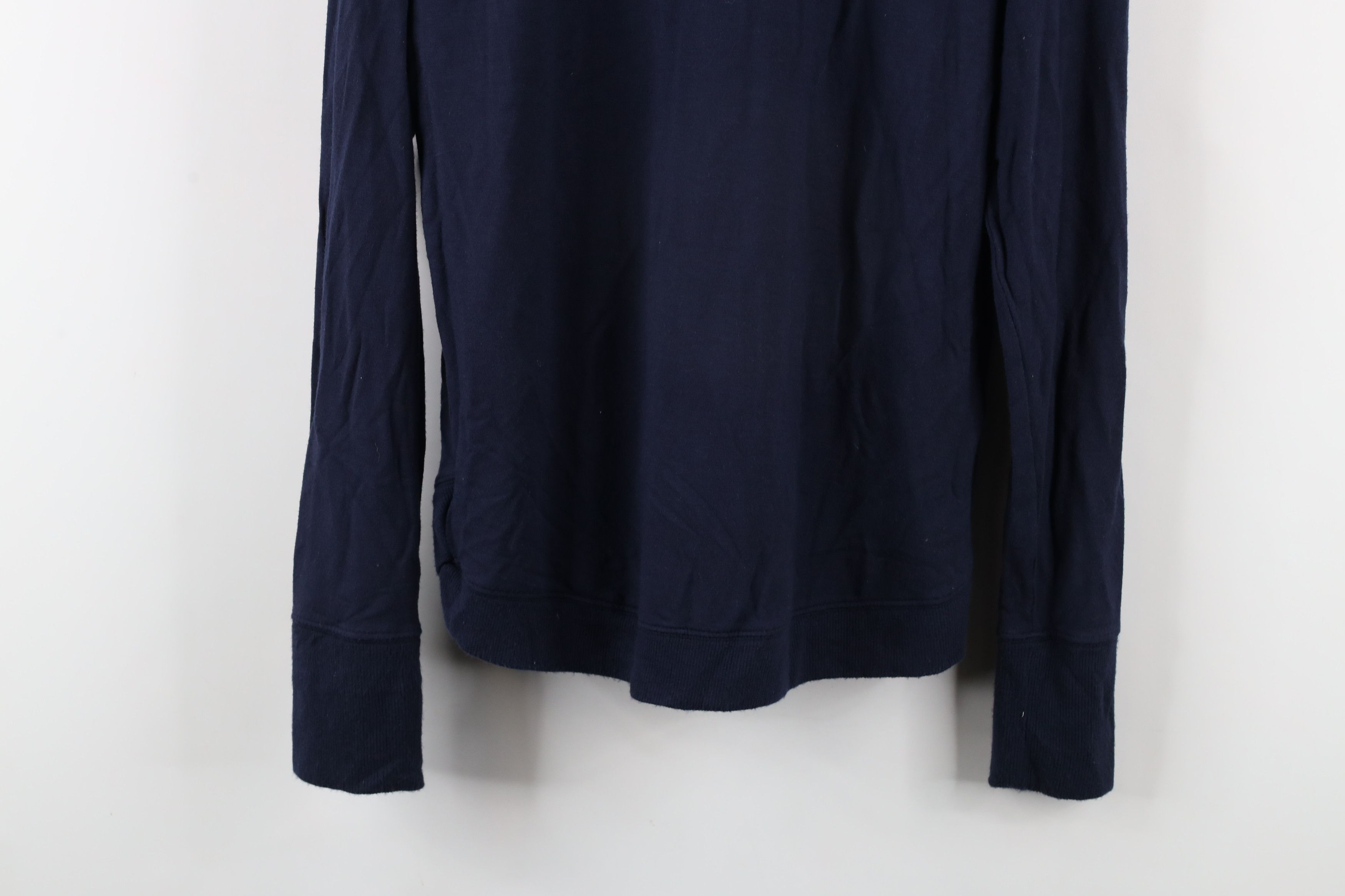 Athleta × Vintage Athleta Soft Knit Mindset Crewneck Sweatshirt Navy Blue Size M / US 6-8 / IT 42-44 - 9 Thumbnail