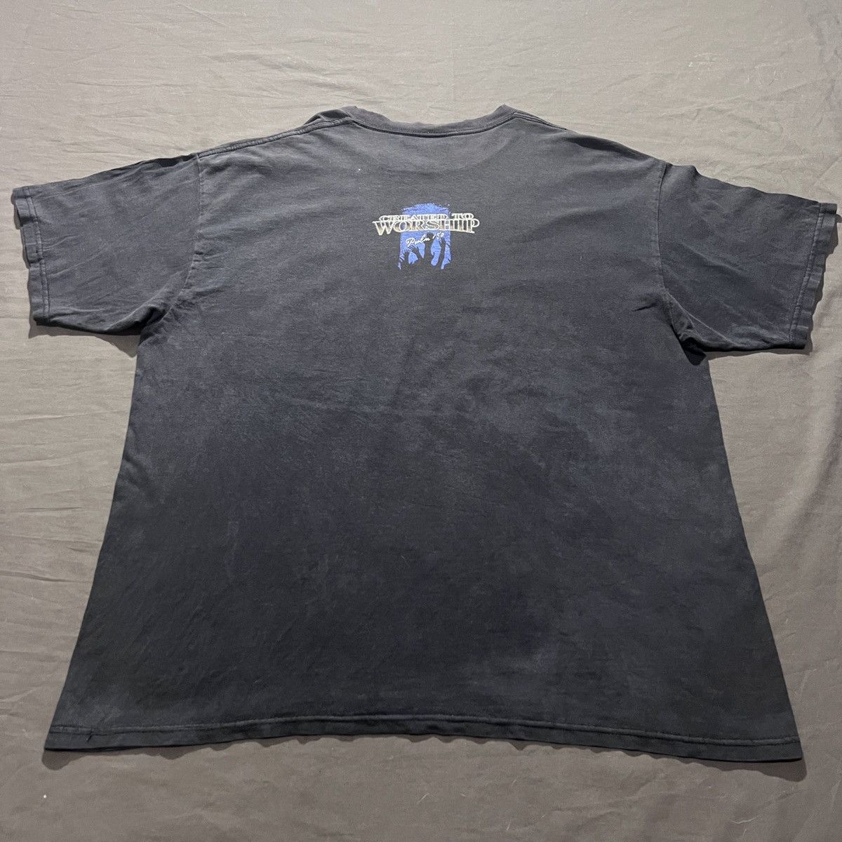 Vintage Vintage 90s God Jesus Bible Holy Tee Living Epistles Faded Size US XL / EU 56 / 4 - 7 Thumbnail