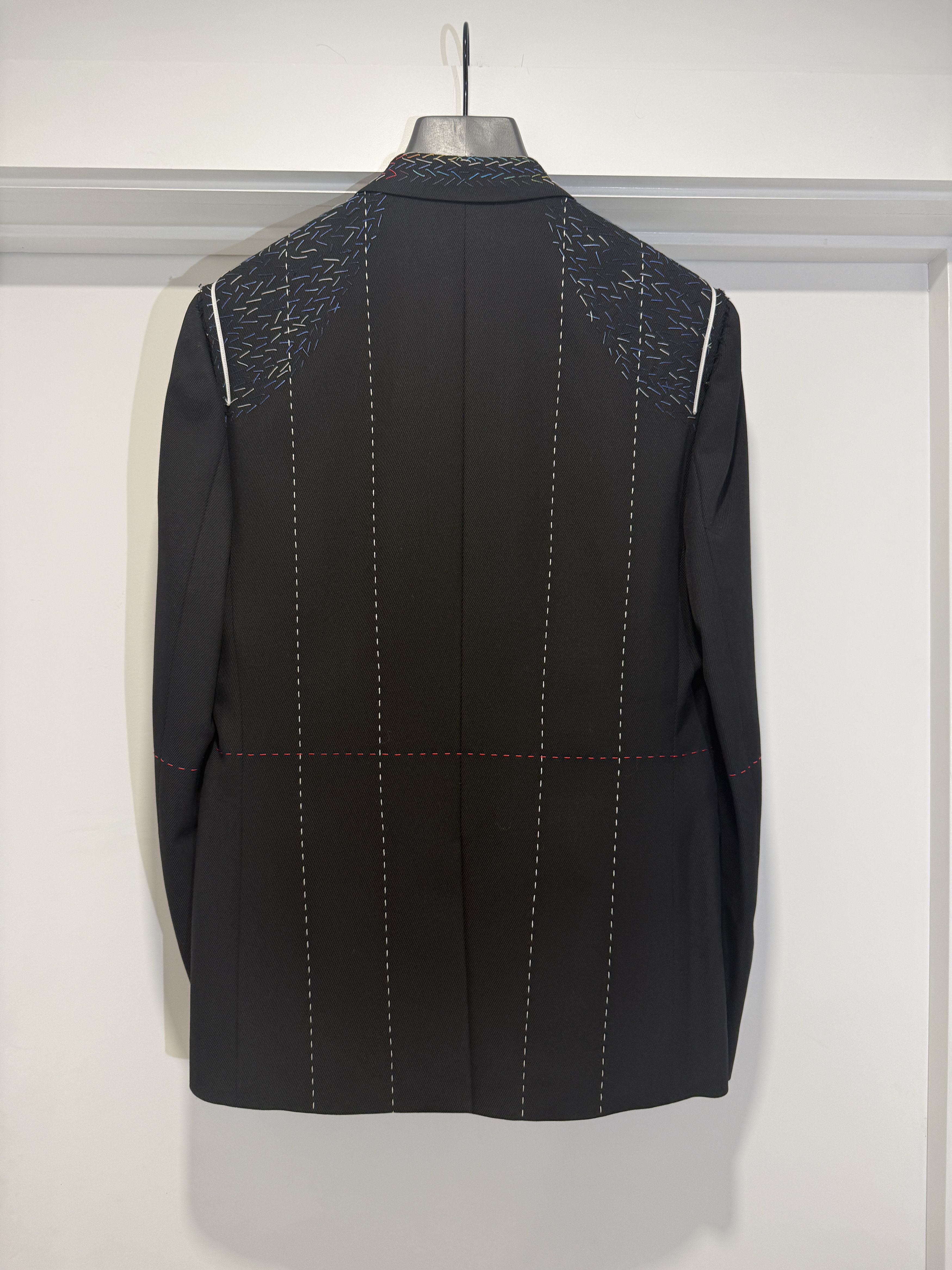 Dior Basting Stitch Suit Size 48R - 2 Thumbnail