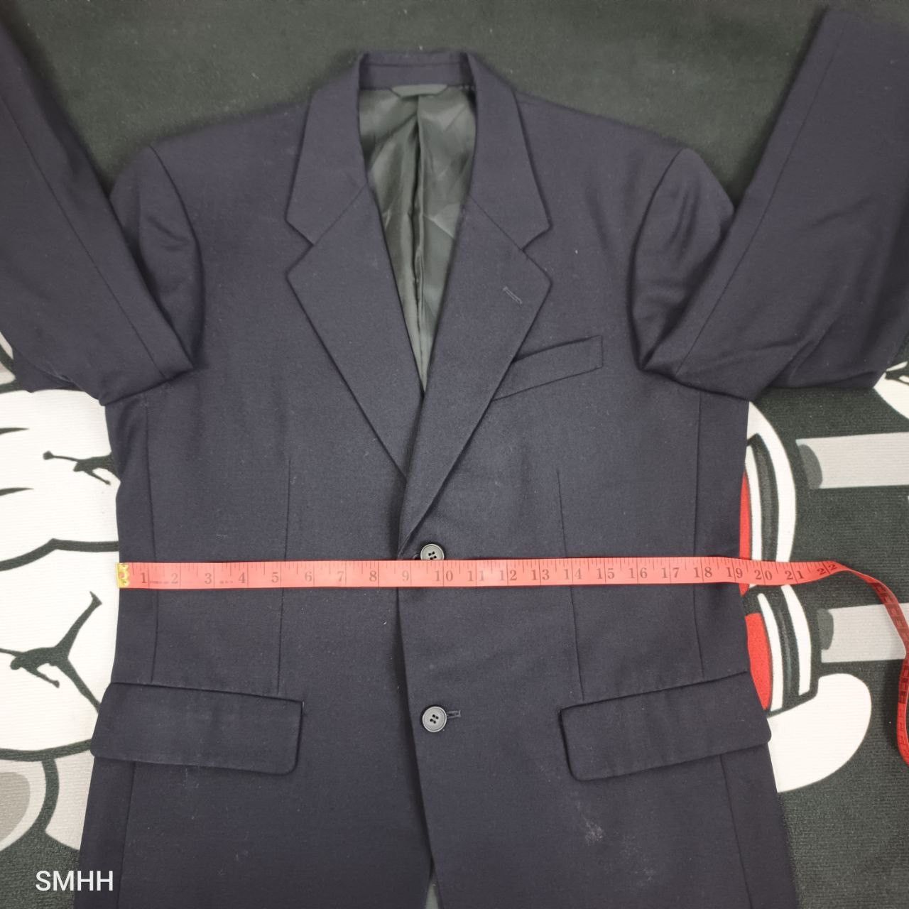 Yohji Yamamoto 🔥A.A.R. Yohji Yamamoto x Durban Blazer 2B – Dark Navy – M Size 40R - 17 Thumbnail