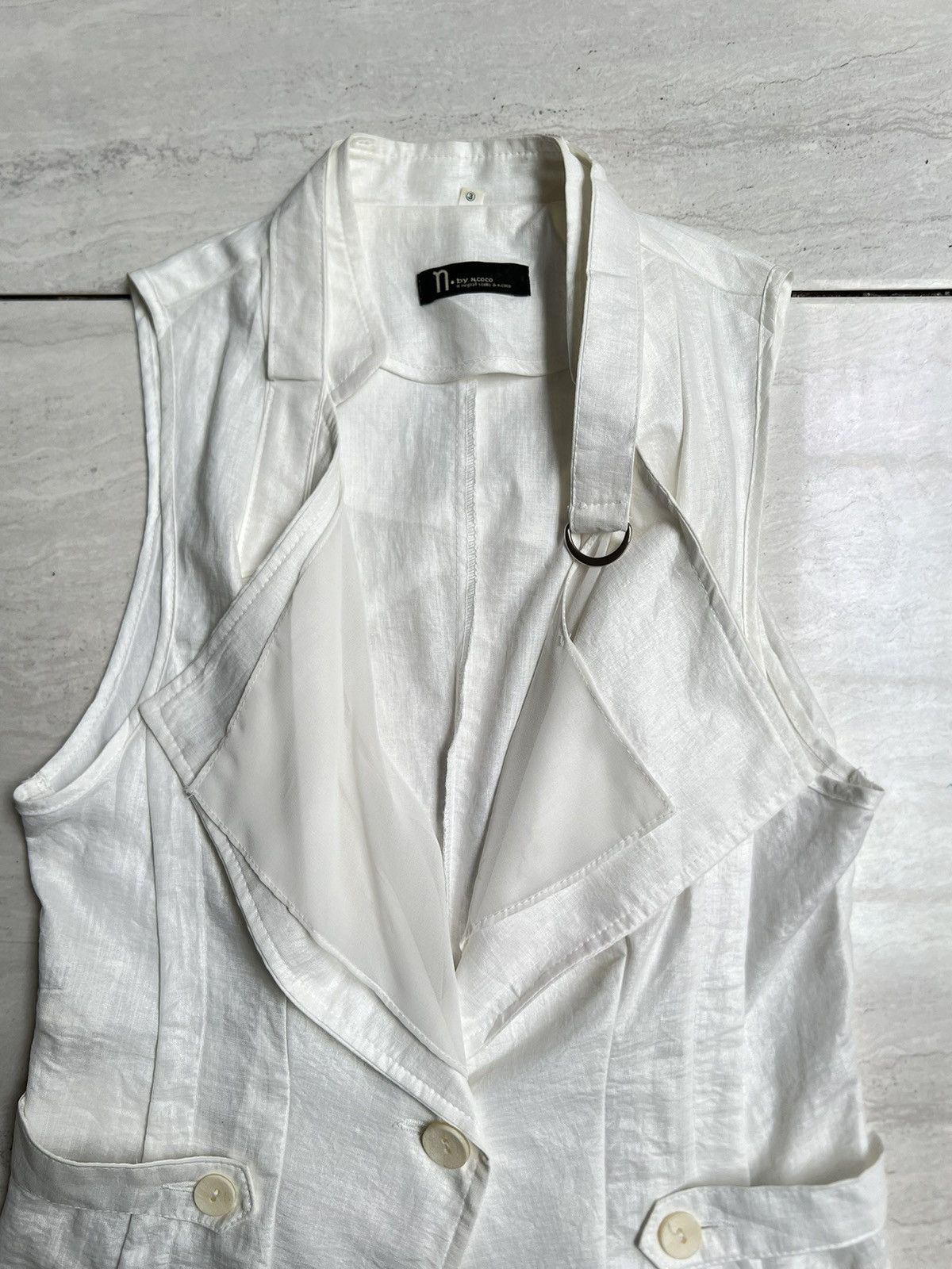 Other N. By N.COCO White Vest Size US XS / EU 42 / 0 - 3 Thumbnail