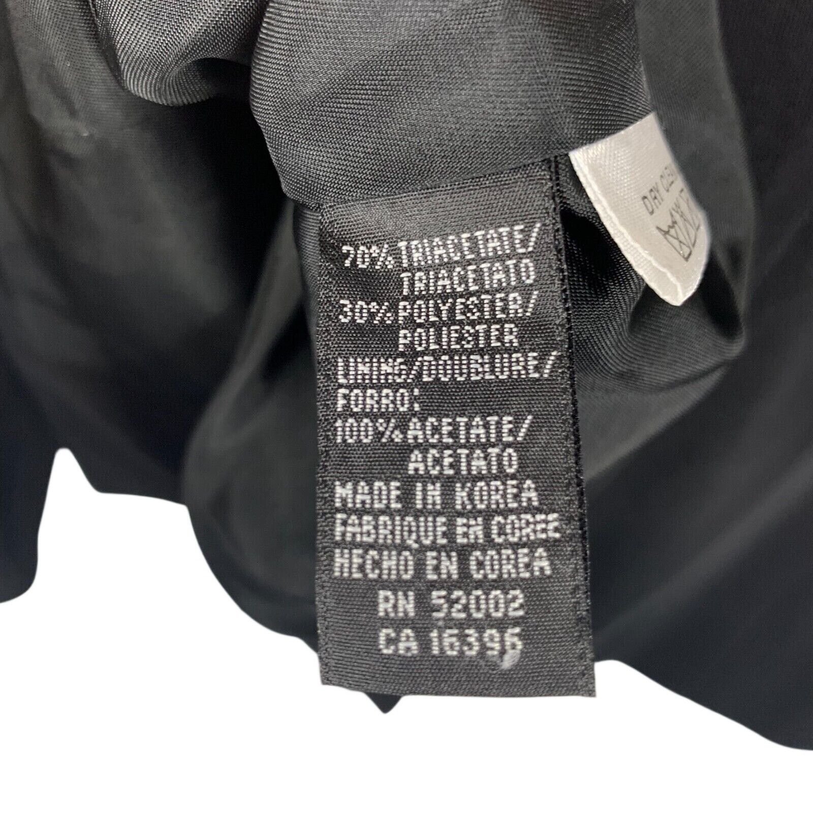 Liz Claiborne Liz Claiborne Collection Women’s Black Blazer Size 10 Lined Size L / US 10 / IT 46 - 5 Thumbnail