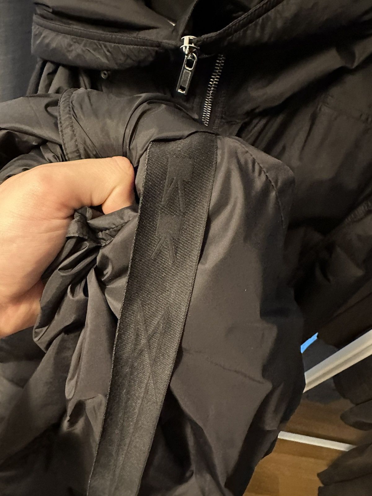 Rick Owens Drkshdw Rick Owens "Sisy" Parka Jacket Black Drkshdw Zip Trenchcoat Size US M / EU 48-50 / 2 - 12 Thumbnail