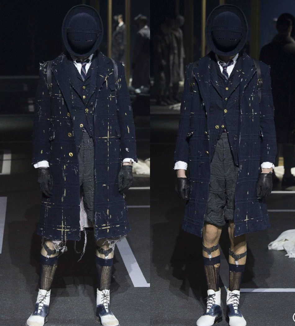 Thom Browne thom browne distressed oversized coat Size US L / EU 52-54 / 3 - 1 Thumbnail