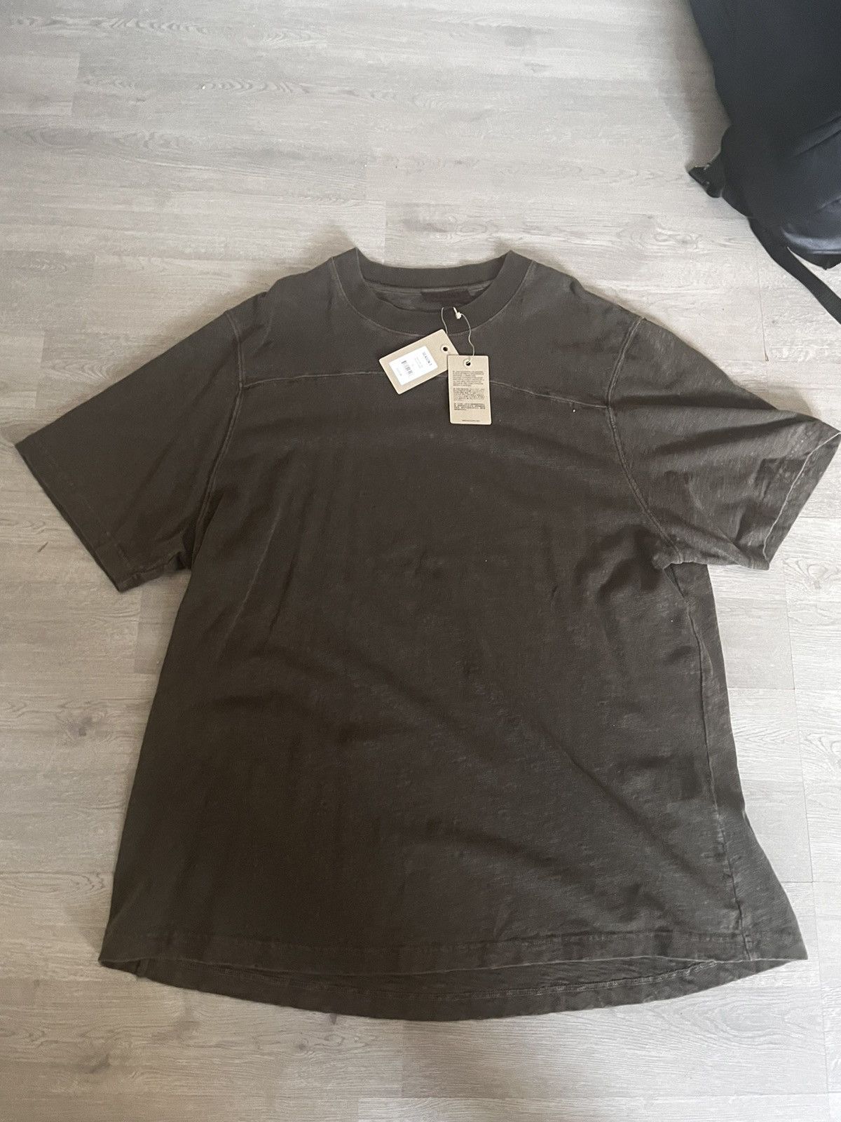 image of Military Dark Yeezy Season 3 T Shirt in Green, Men's (Size XL)