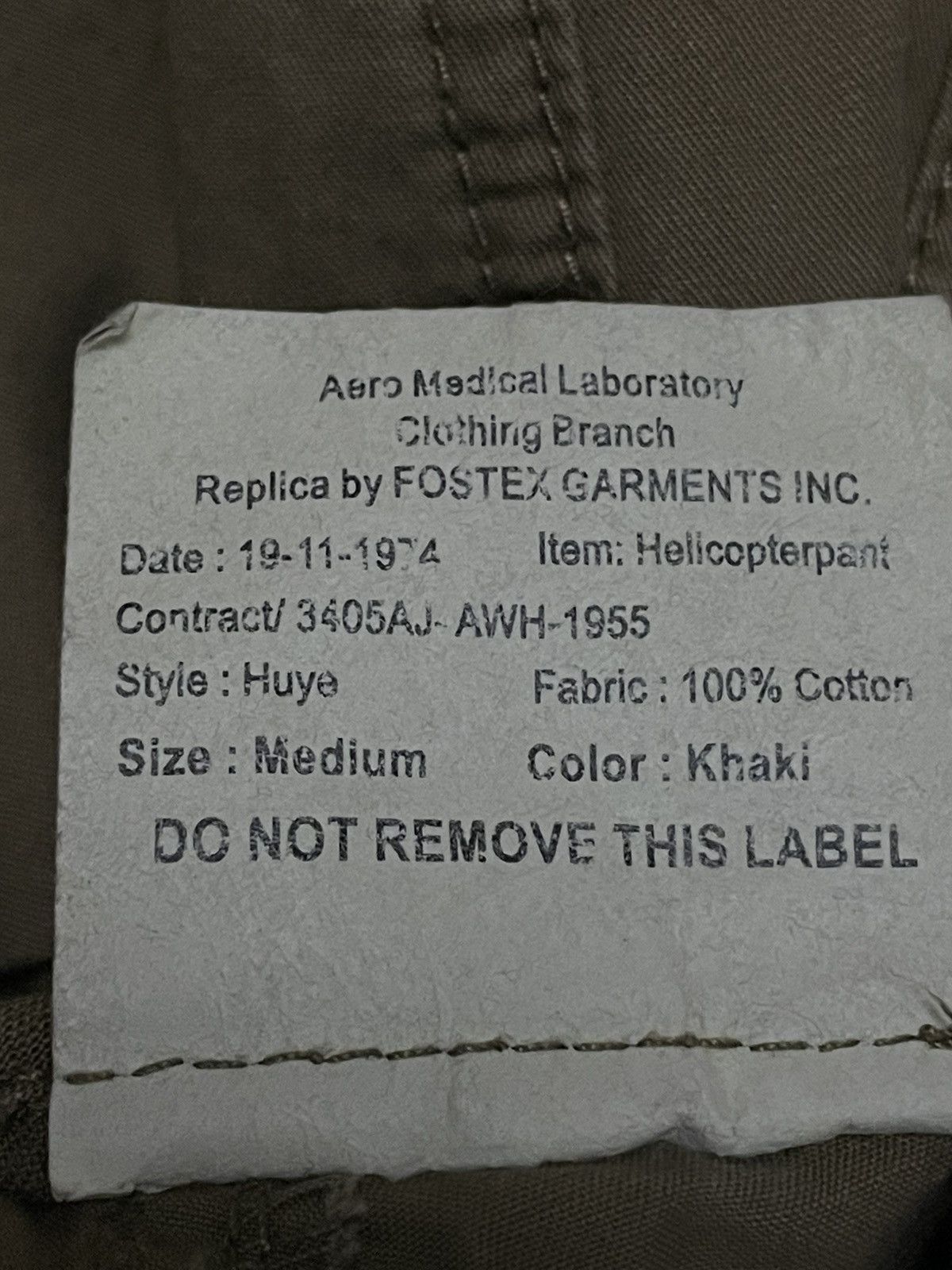 Japanese Brand VINTAGE AERO MEDICAL SAMPLE 70S RARE UTILITY COMBAT CARGO Size US 32 / EU 48 - 20 Thumbnail
