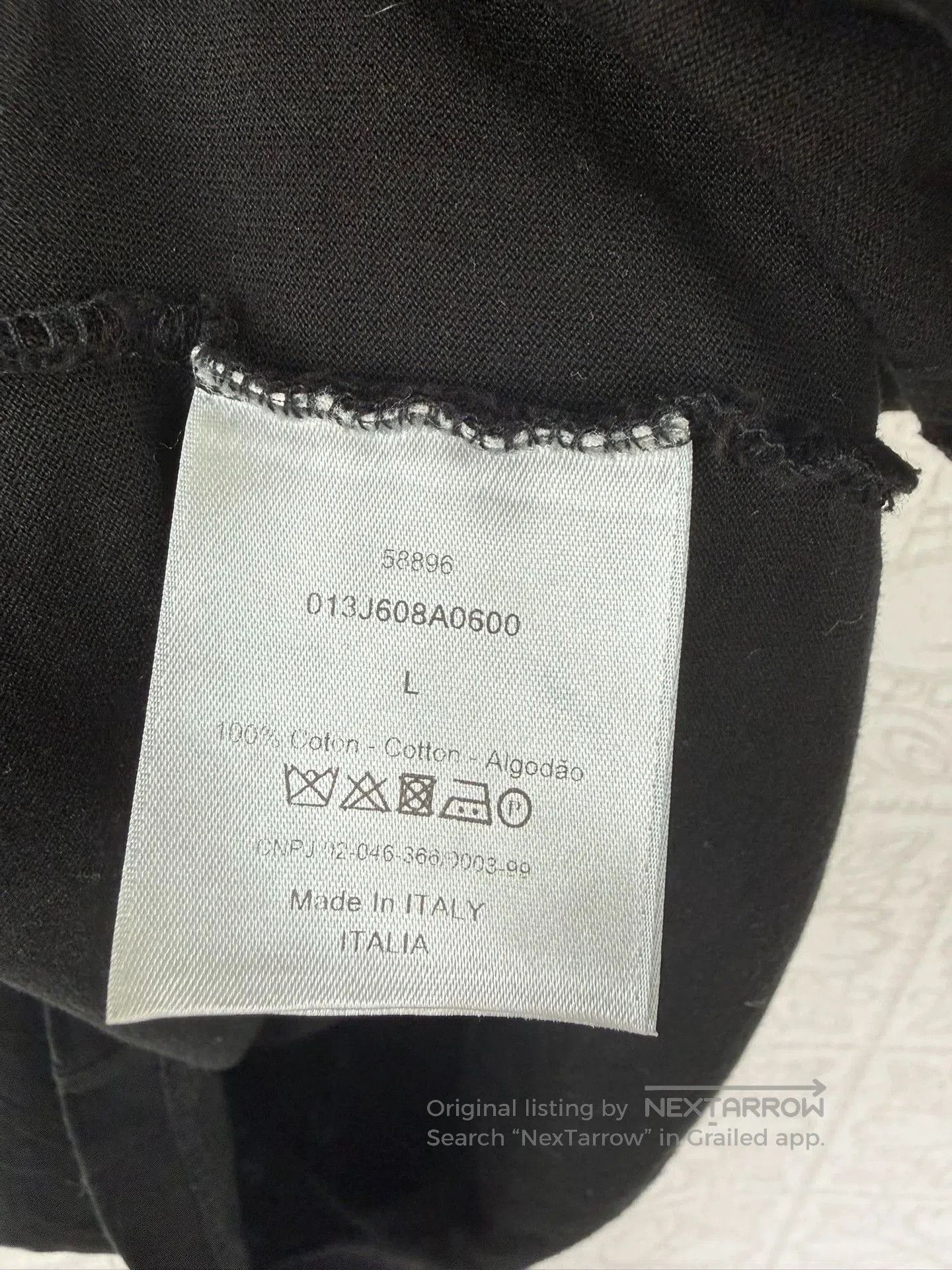 Dior dior black knitted short sleeve t. Size US L / EU 52-54 / 3 - 3 Thumbnail