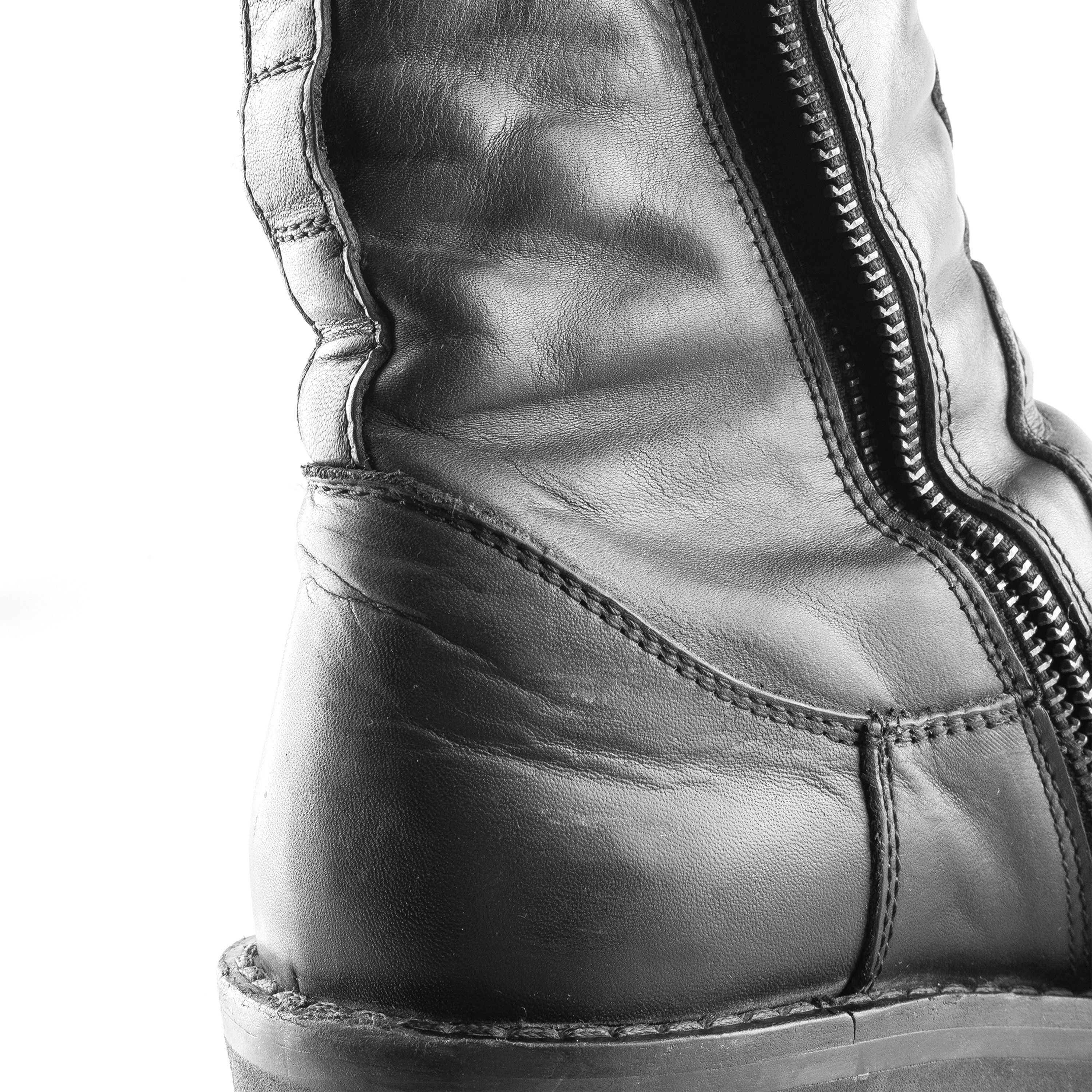 Ann Demeulemeester Ann Demeulemeester Convertible Black Leather Boots (37,5 EU) Size US 6.5 / IT 36.5 - 8 Thumbnail