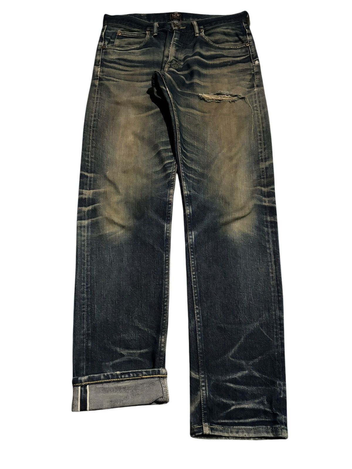 Comme des Garcons Y2k Lee Selvedge Lot 101 Distressed Season Faded Jeans Size US 30 / EU 46 - 1 Thumbnail