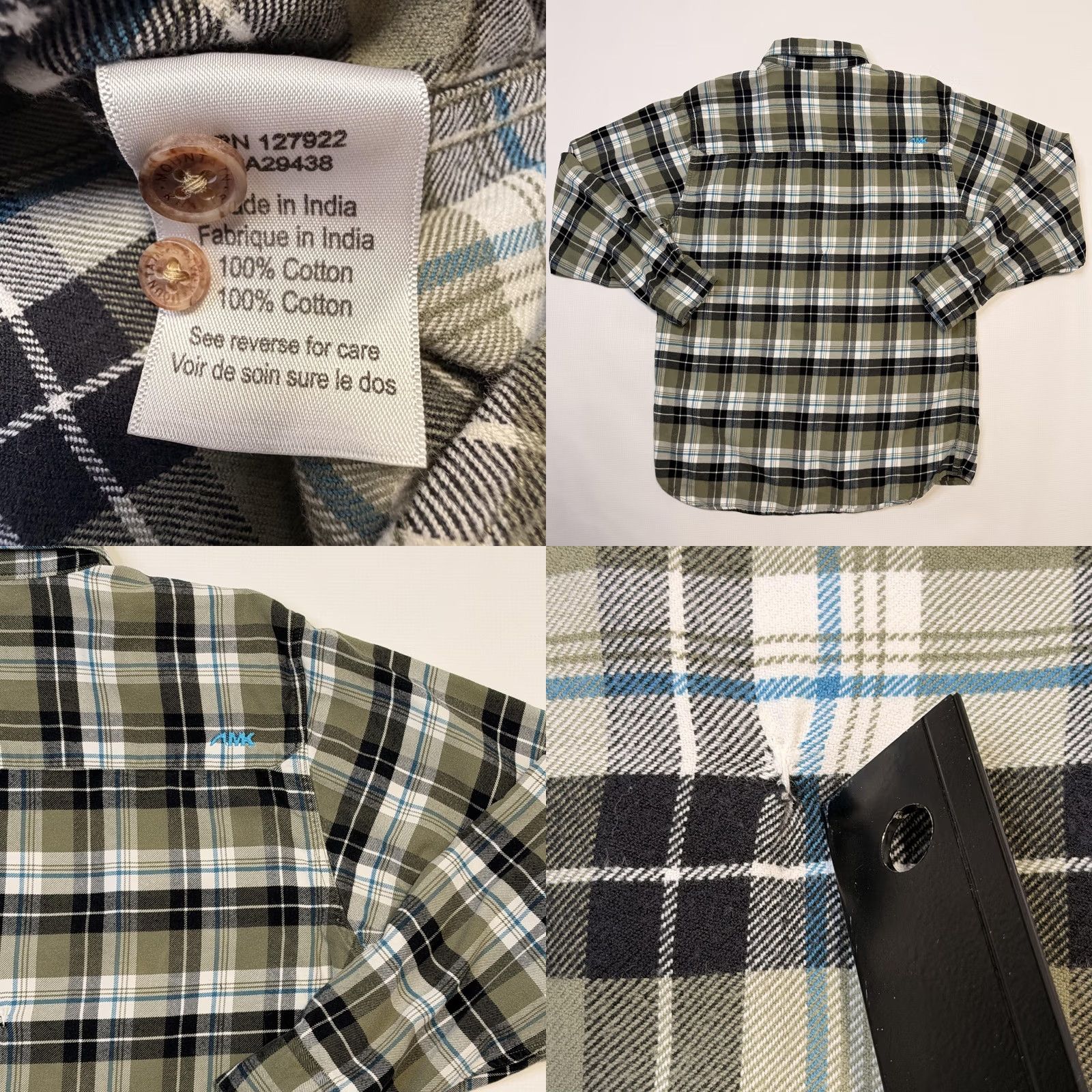 Mountain Khakis Mountain Khakis Shirt Mens Medium Green Plaid Flannel Button Front Relaxed Fit Size US M / EU 48-50 / 2 - 8 Thumbnail
