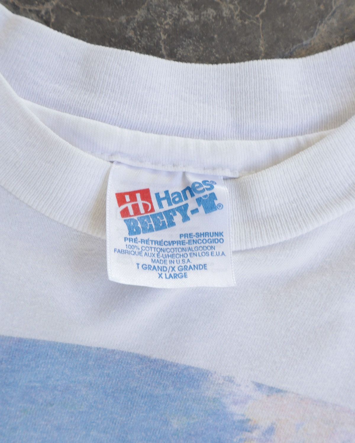 Vintage Vintage 90s Monet Lily Pad San Francisco White Art Rare Tee Size US XL / EU 56 / 4 - 5 Thumbnail