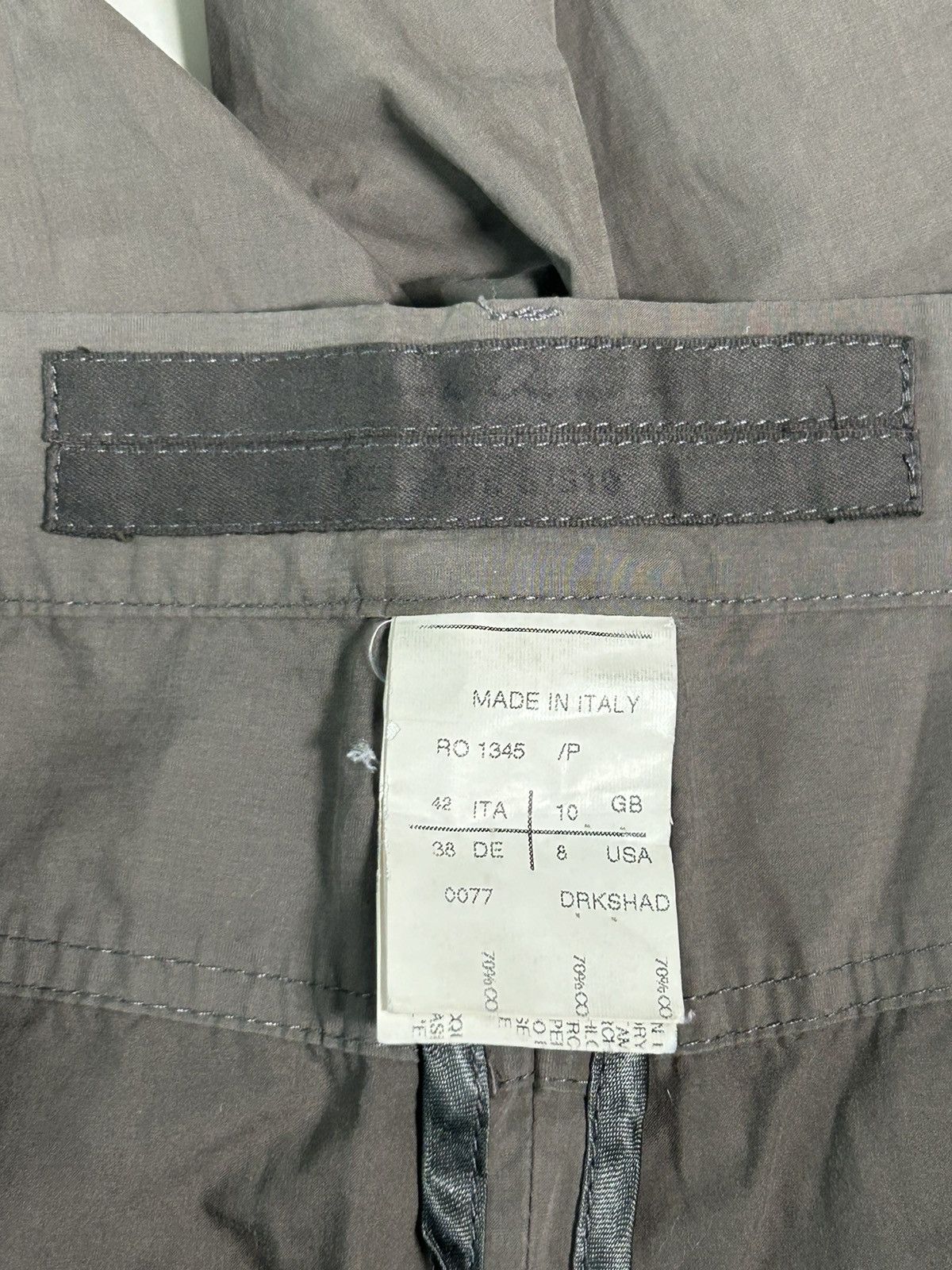 Rick Owens SS10 Gleam Origami Pocket Slim Pants Size US 30 / EU 46 - 6 Thumbnail