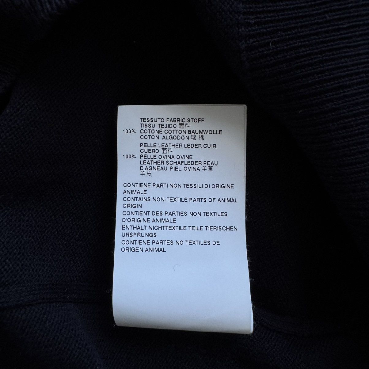 Maison Margiela SS2015 Maison Martin Margiela Navy Knit Elbow Patch Cardigan Size US XL / EU 56 / 4 - 11 Thumbnail