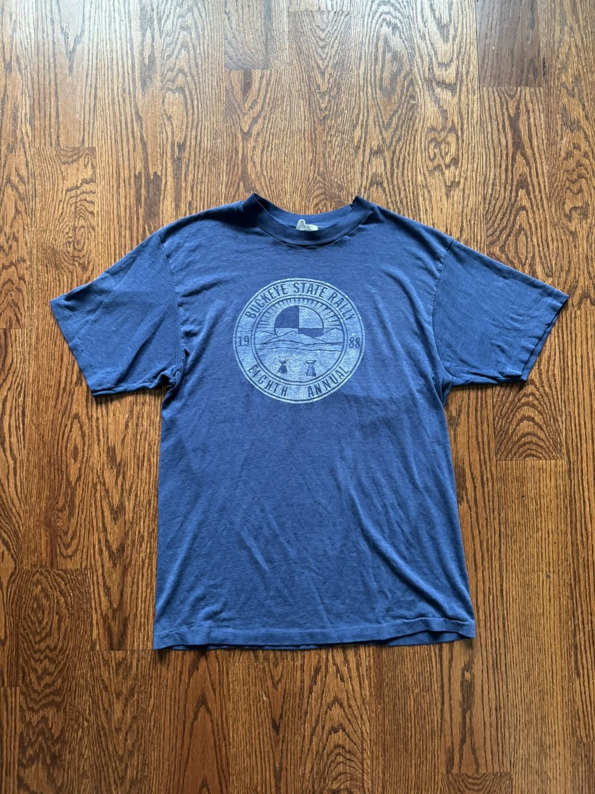 Vintage Vintage Blue Buckeye State T Shirt Size US M / EU 48-50 / 2 - 7 Thumbnail