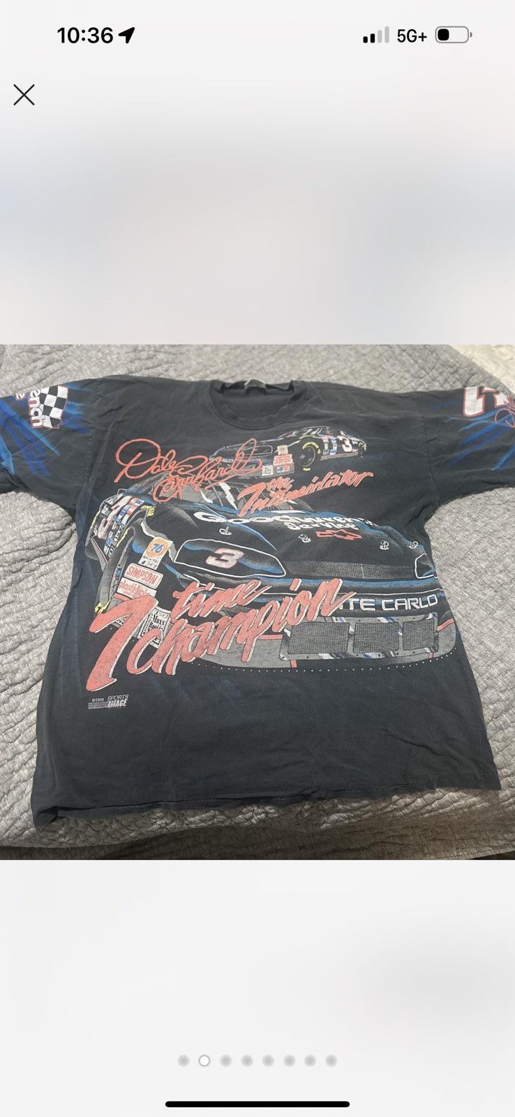 NASCAR 1996 dale Earnhardt AOP Size US XXL / EU 58 / 5 - 6 Thumbnail