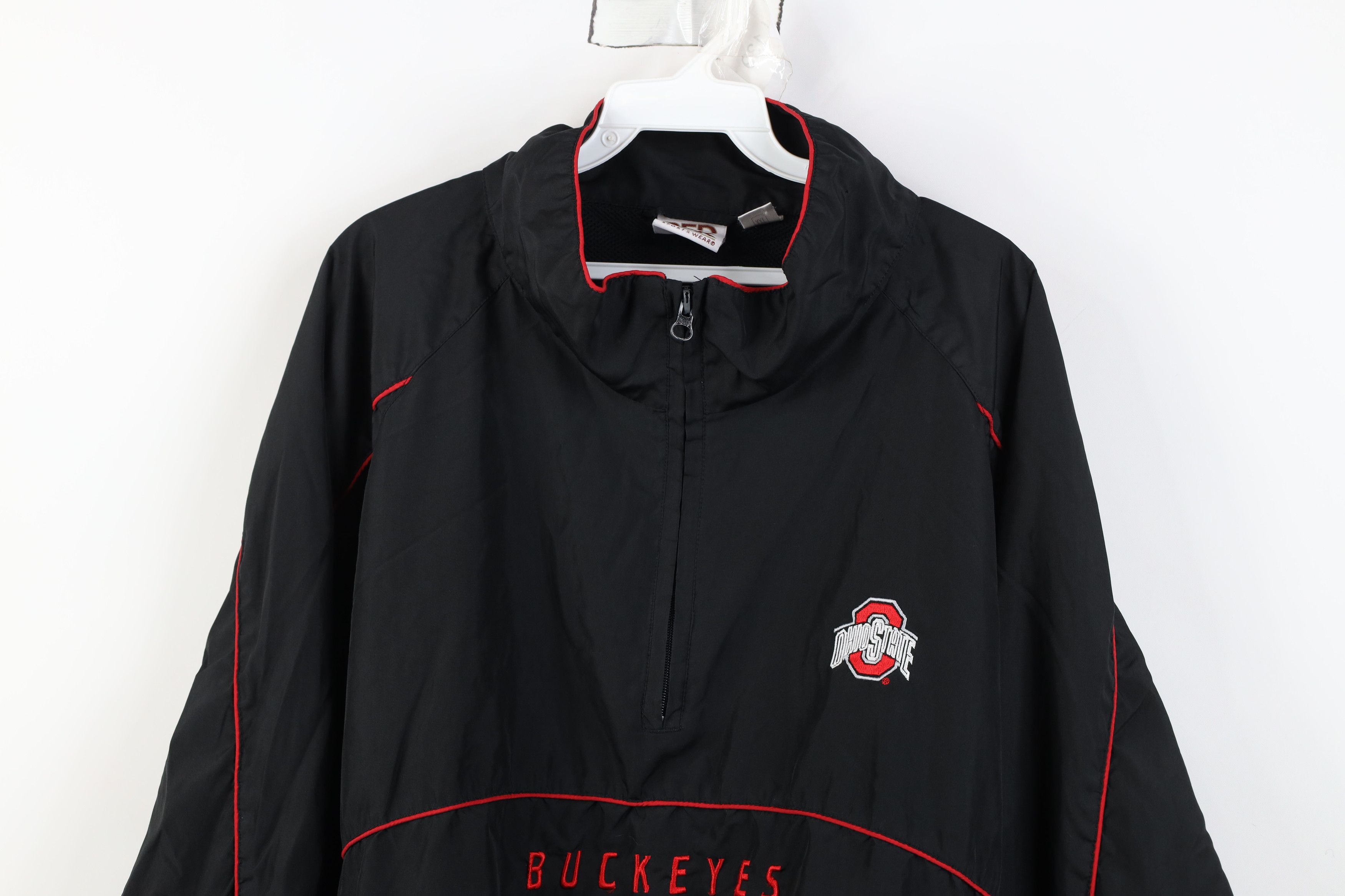 Vintage Vintage Ohio State University Half Zip Windbreaker Jacket Size US XXL / EU 58 / 5 - 2 Thumbnail