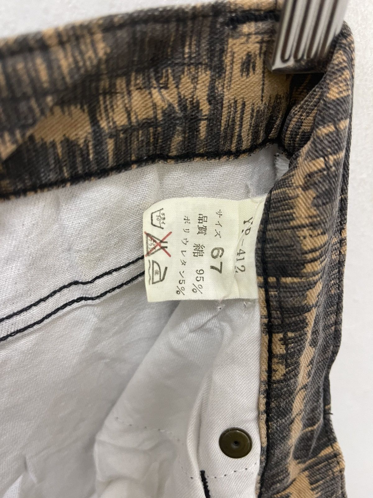 If Six Was Nine Rare Vintage MZEE GENEZ Made In Earth Japanese Weave Size US 27 - 6 Thumbnail