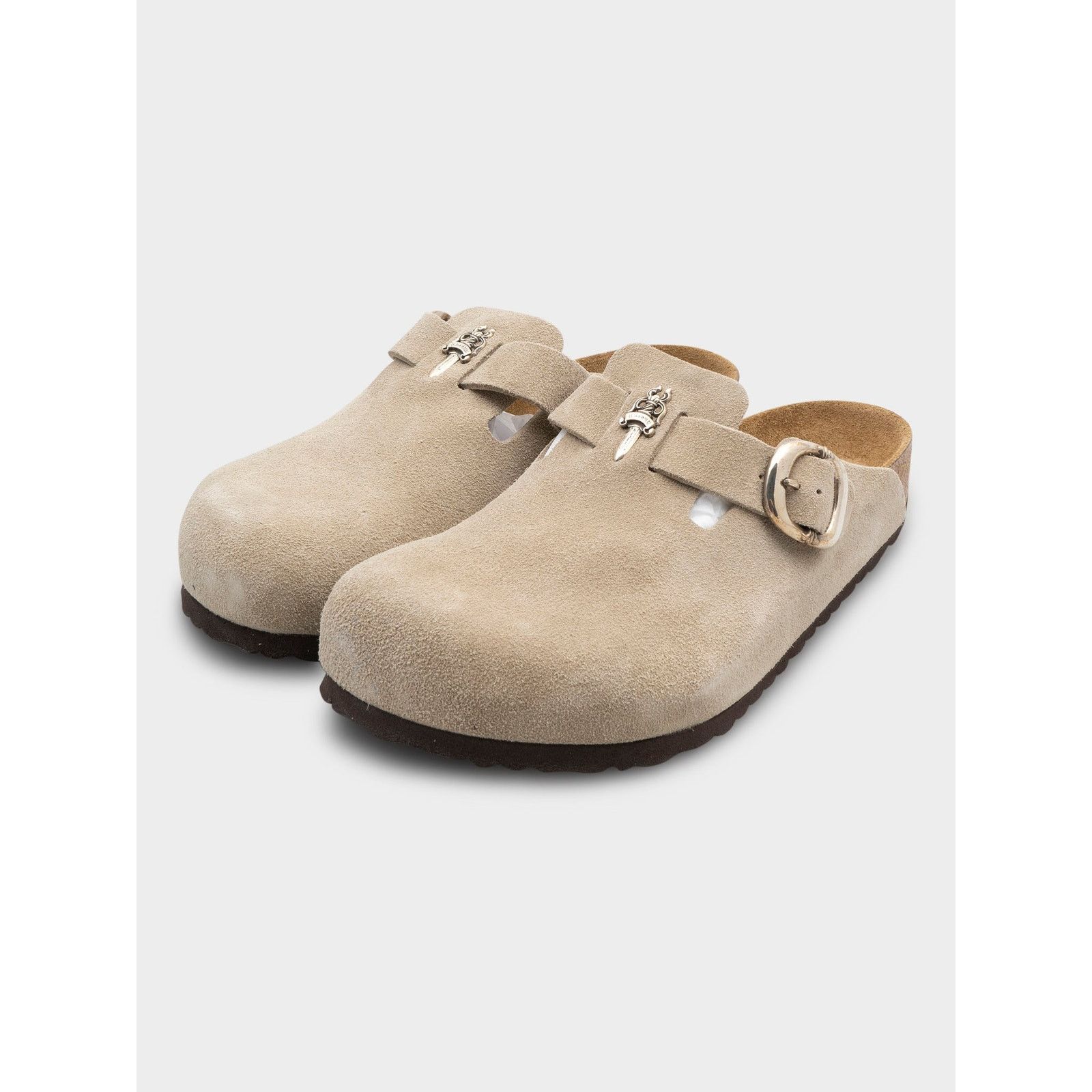 Chrome Hearts Dagger Birkenstock Boston Size US 12 / EU 45 - 1 Thumbnail
