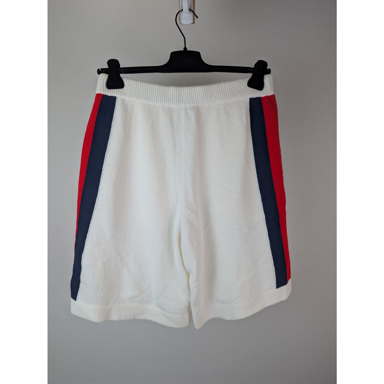Gucci o1rshd1 Cotton Blend Terry Knit Basket Shorts in Off-White Size US 32 / EU 48 - 9 Thumbnail