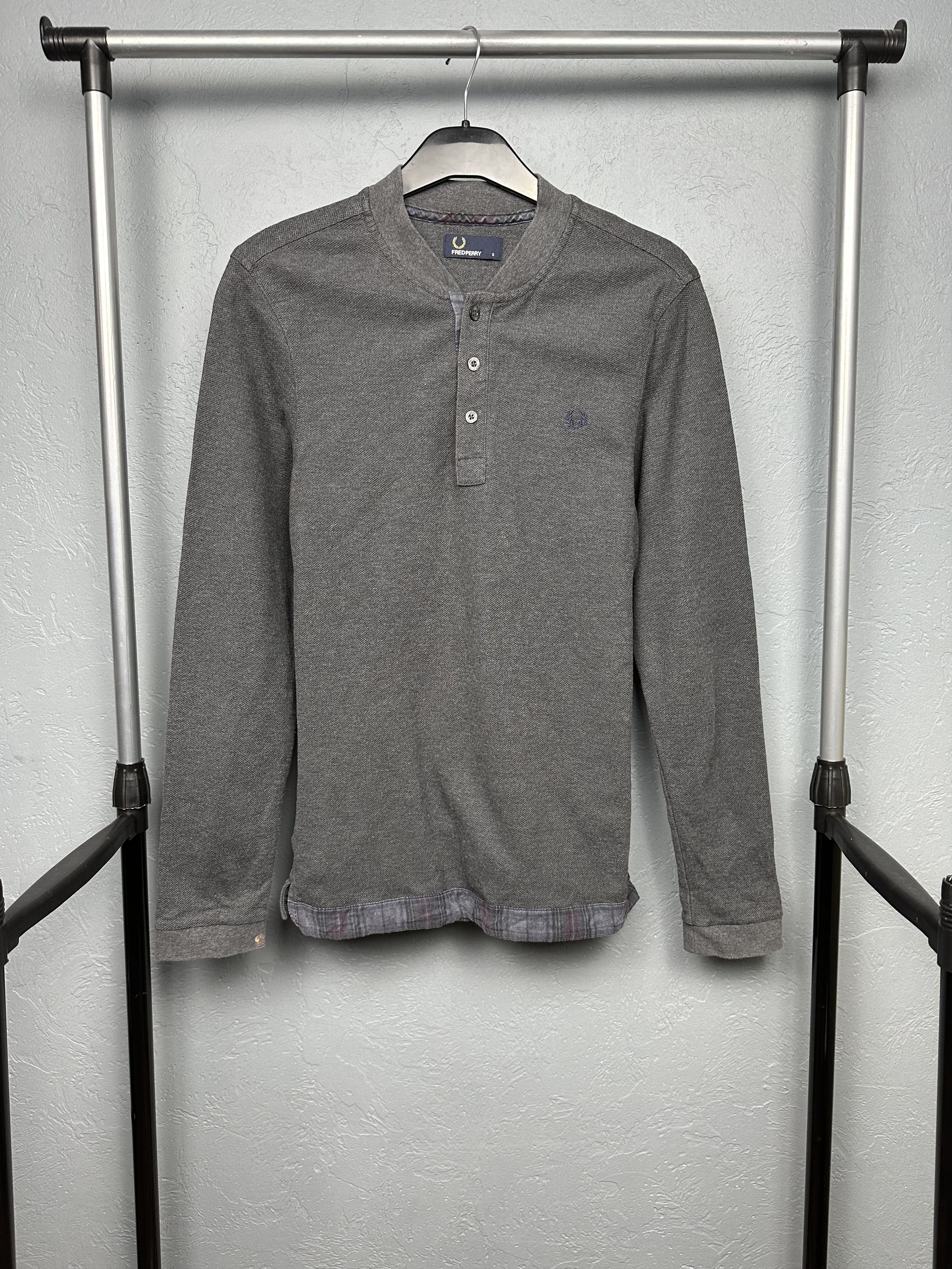 Fred Perry Fred Perry Mens Henley Long Sleeve Polo Shirt Size US S / EU 44-46 / 1 - 1 Thumbnail