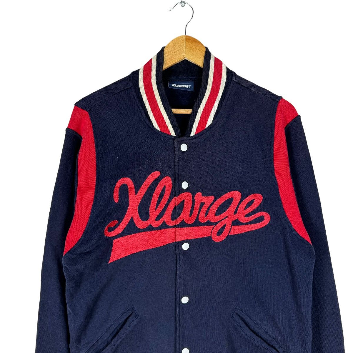 X-LARGE ☀️XLARGE VARSITY SNAP BUTTON JACKET LIKE SUPREME Size US L / EU 52-54 / 3 - 3 Thumbnail