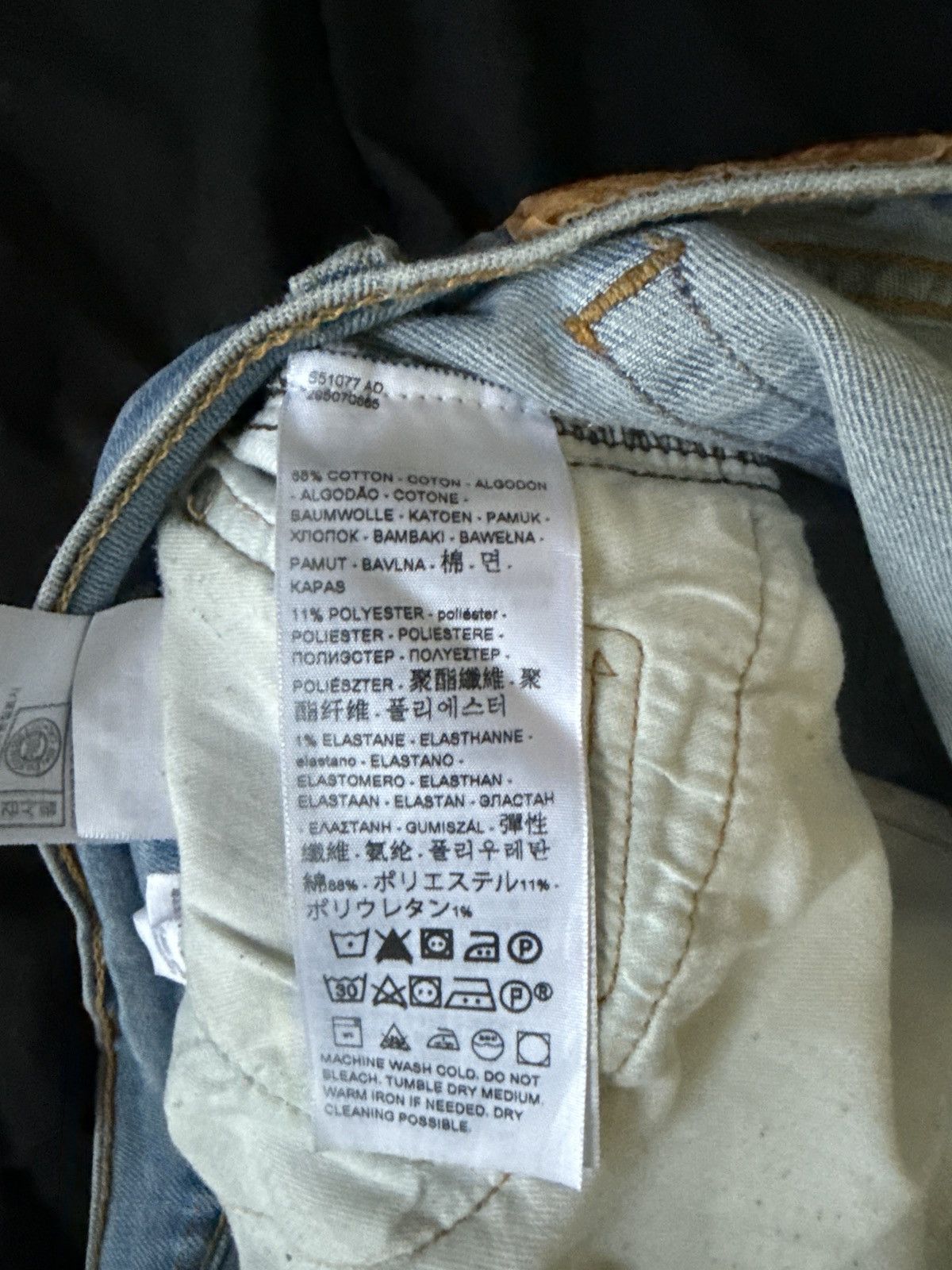 Levi's Levis 502 42x32 light wash Jeans Size US 42 / EU 58 - 5 Thumbnail