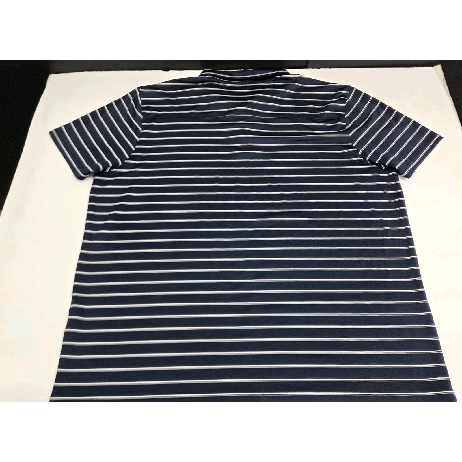 Oakley Oakley Polo Shirt Blue/White Striped Regular Standard Fit 2XL Mens Polo Shirt Logo Short Sleeve Golf Casual Activewear Size US XXL / EU 58 / 5 - 4 Thumbnail