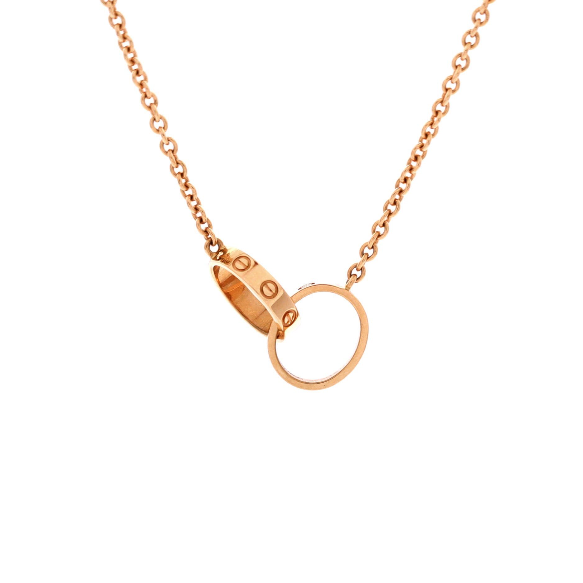Cartier Love Interlocking Necklace Size ONE SIZE - 1 Thumbnail