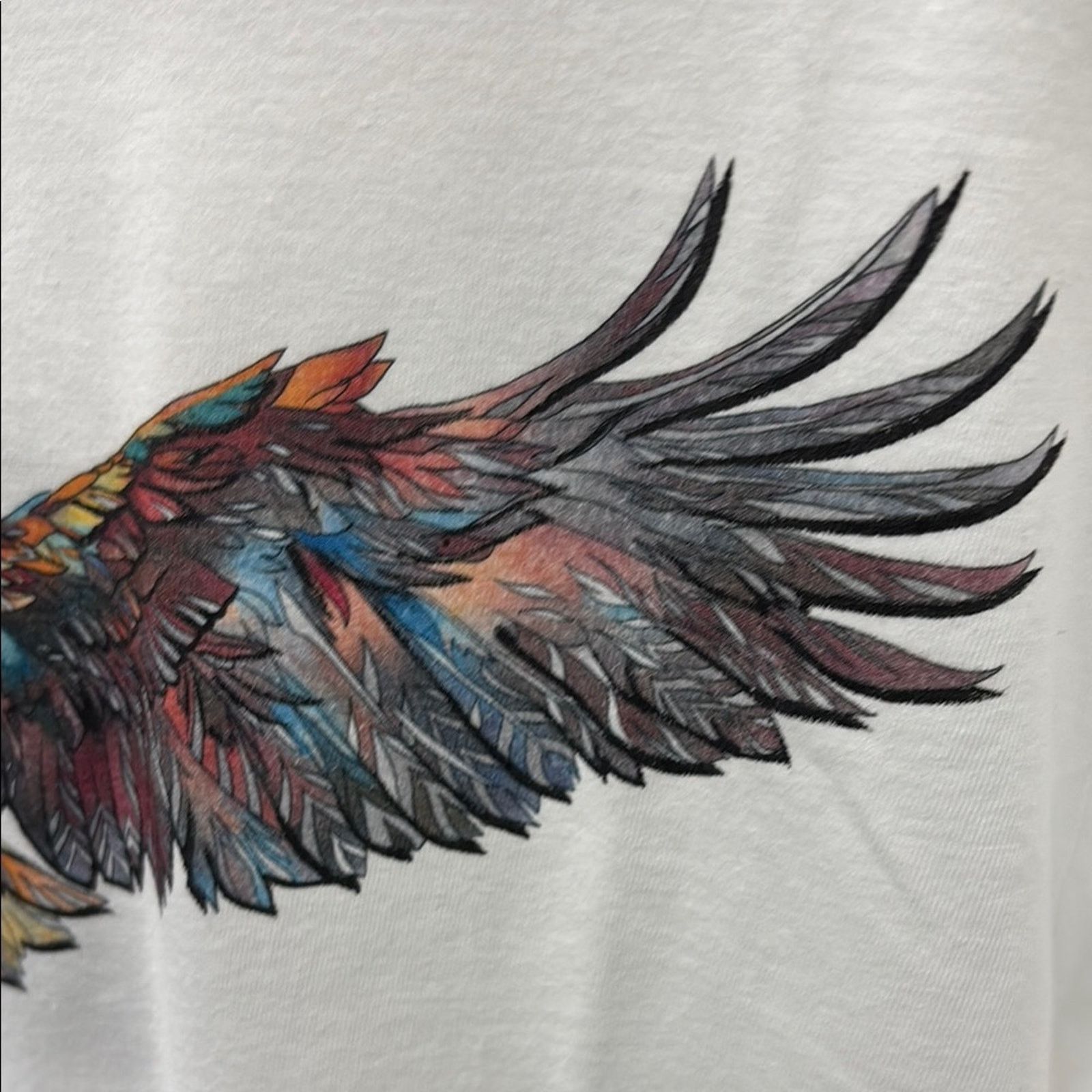 Etro NWT Etro White Tee with Multicolor Eagle Graphic Size S Size US S / EU 44-46 / 1 - 4 Thumbnail