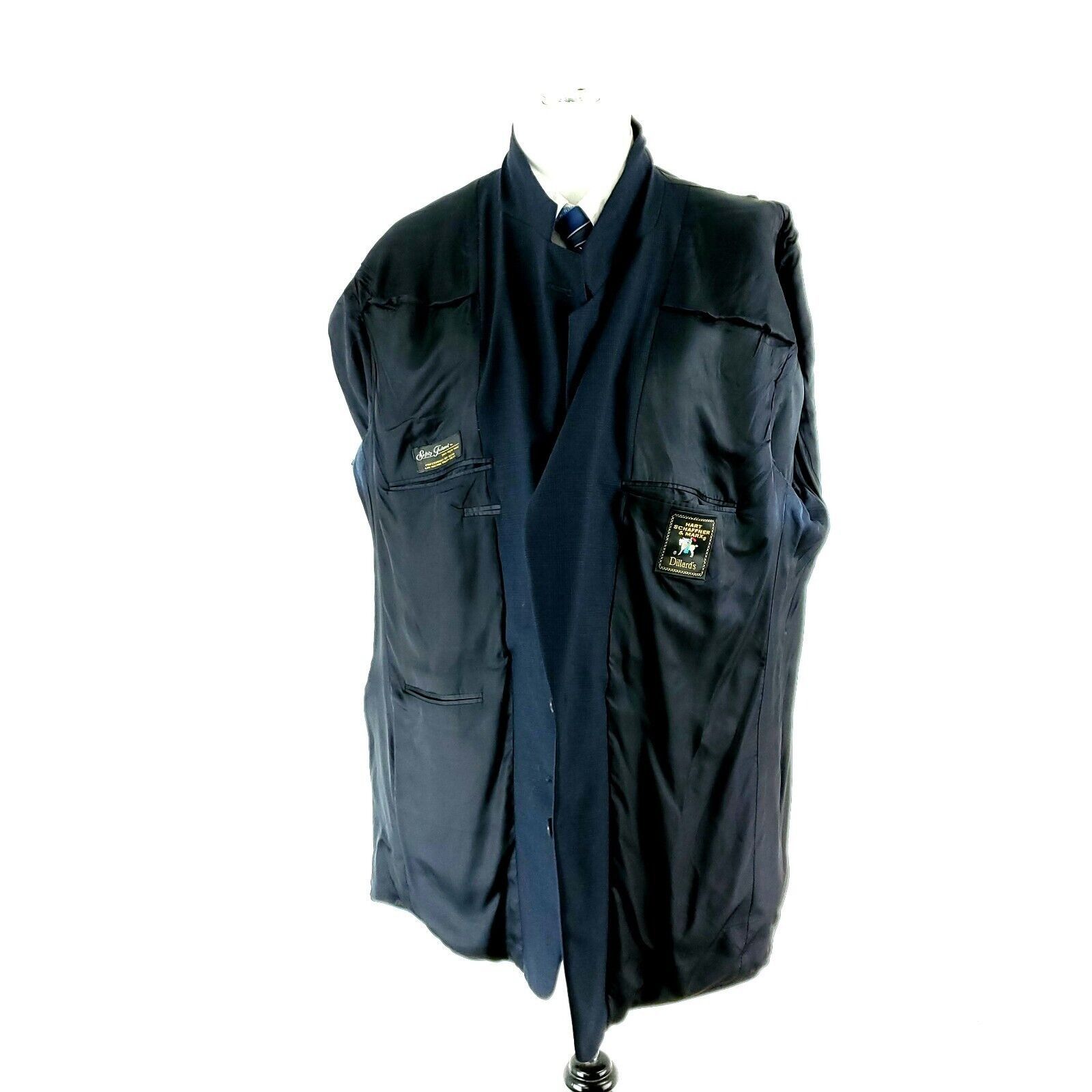 Hart Schaffner Marx Hart Schaffner Marx Soft Tailored Virgin Heavy Wool 2 Button Size 48L - 10 Thumbnail