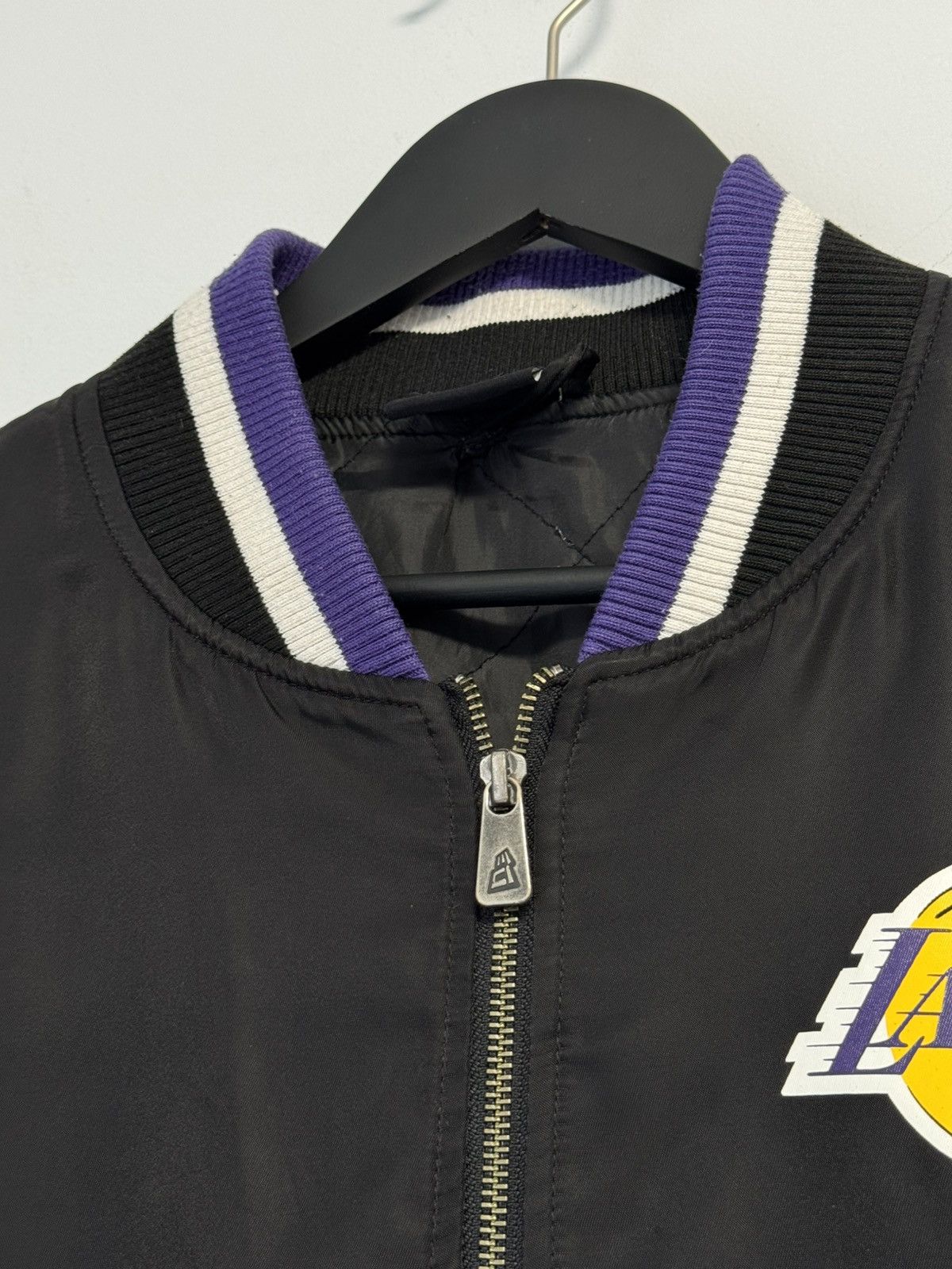 NBA NBA Los Angeles Lakers Bomber Jacket Black Purple Varsity Size US L / EU 52-54 / 3 - 9 Thumbnail