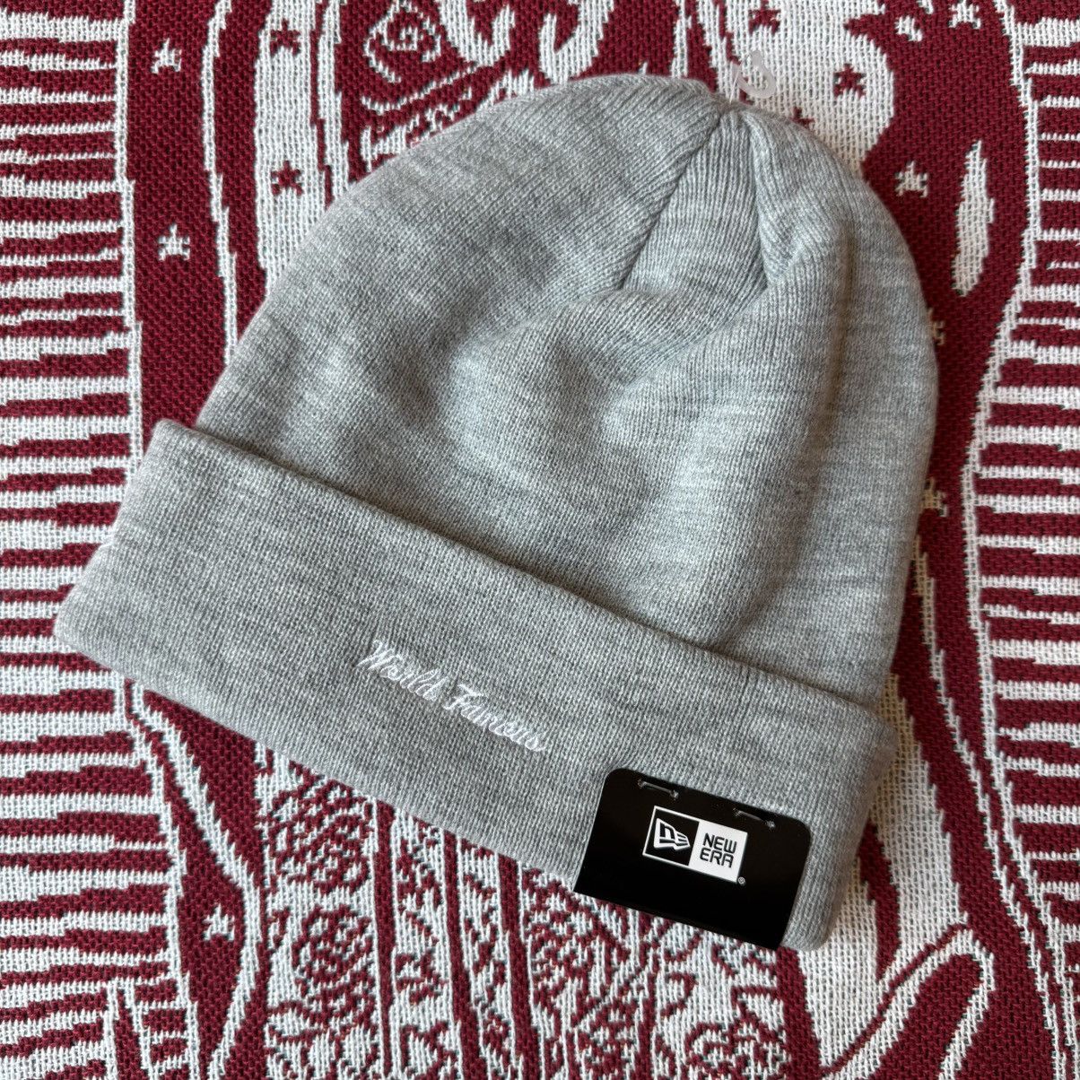 New Era × Supreme FW19 Supreme New Era Bandana Box Logo Beanie Heather Grey OS Size ONE SIZE - 4 Thumbnail