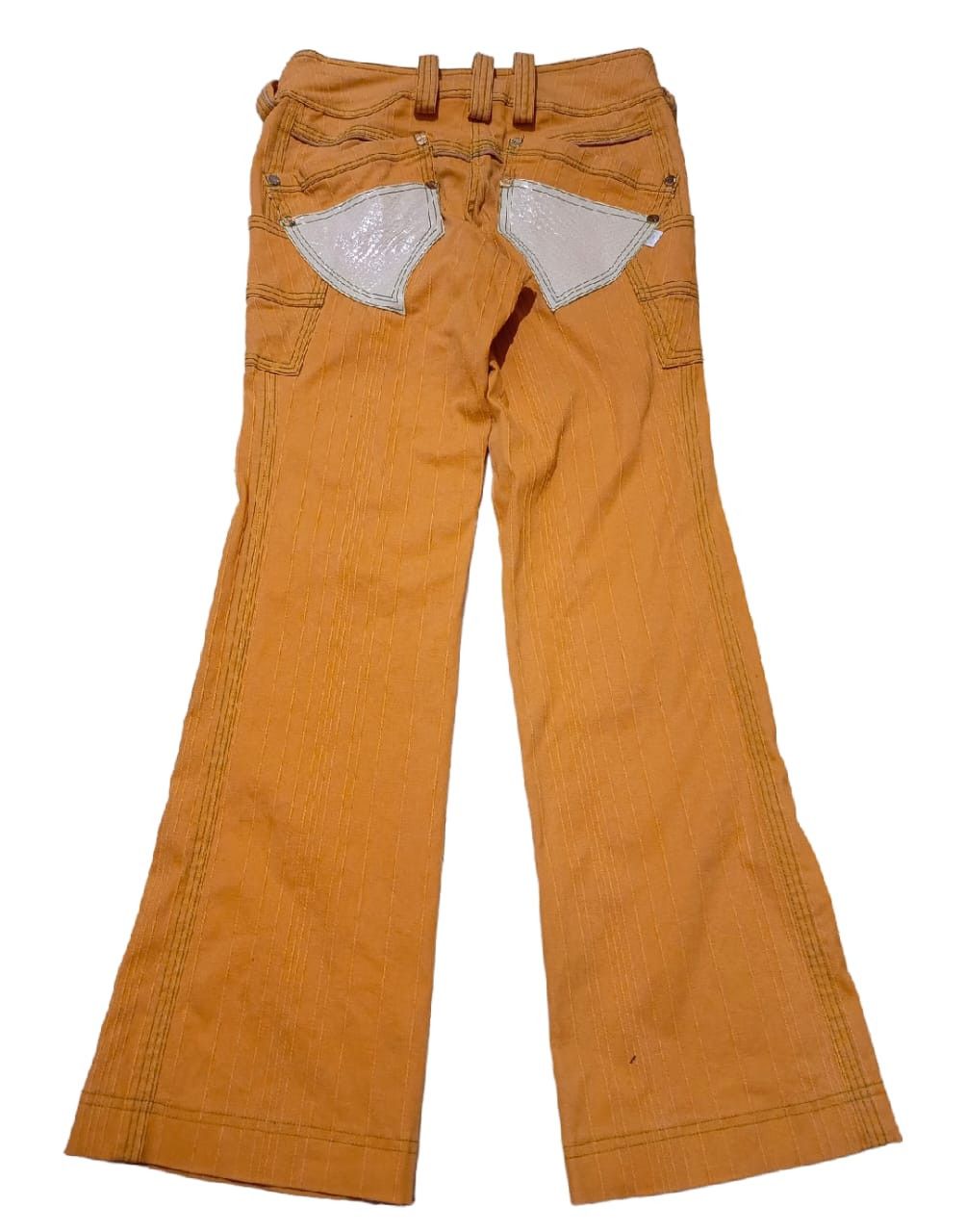14th Addiction Vintage Jimi Hendrix Logo Flared Trousers Python Pocket Size 29" - 3 Thumbnail
