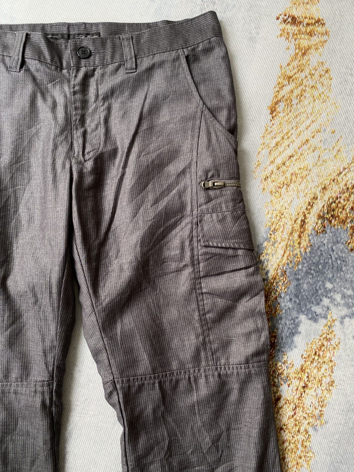 Japanese Brand Tete Homme Kazutaka Kato Flare Cargo Pant Size US 32 / EU 48 - 7 Thumbnail