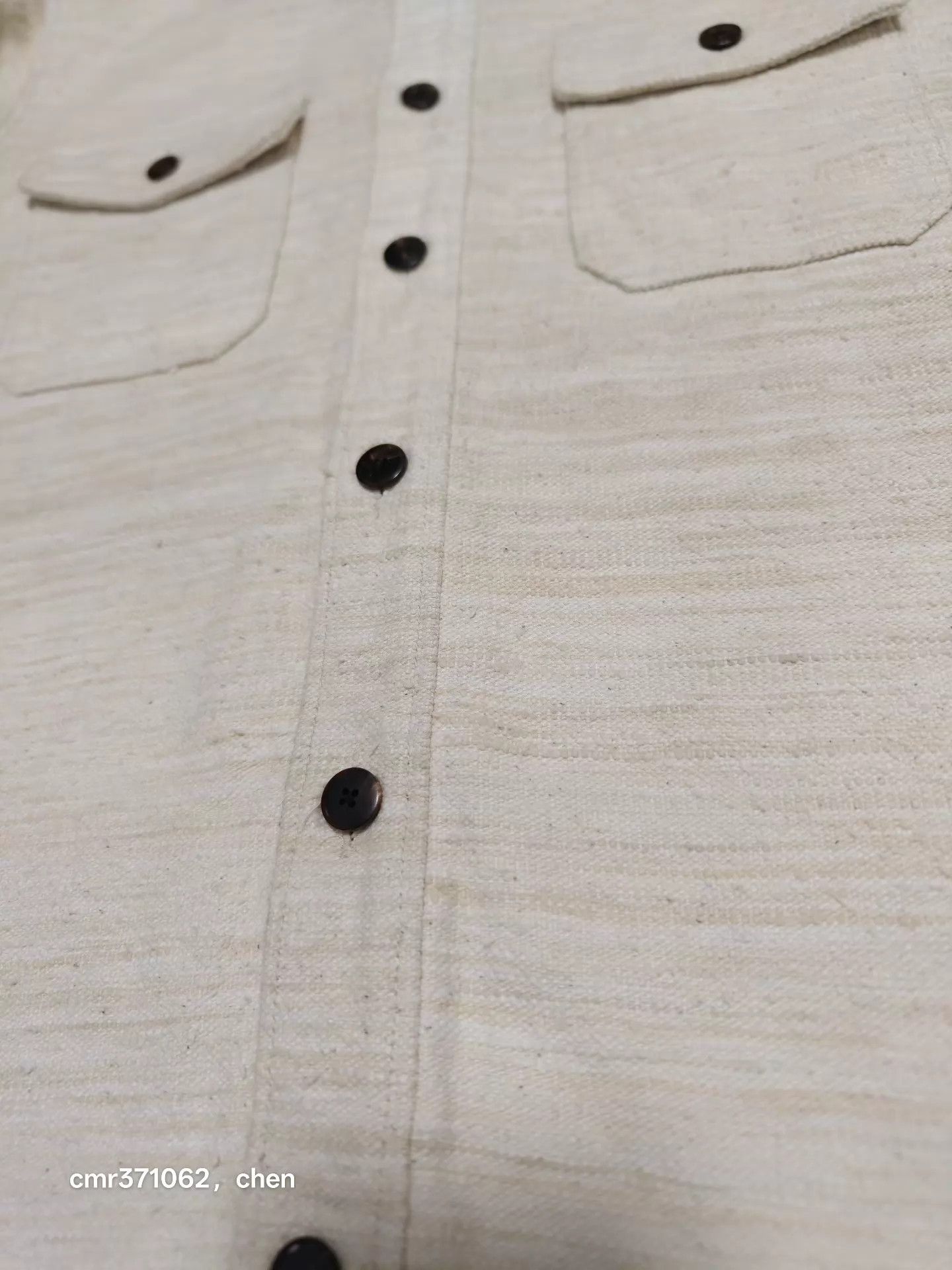 Visvim VISVIM 19AW SPOT BLACK ELK FLANNEL N.D MUD2 Bone Button Size US M / EU 48-50 / 2 - 5 Thumbnail