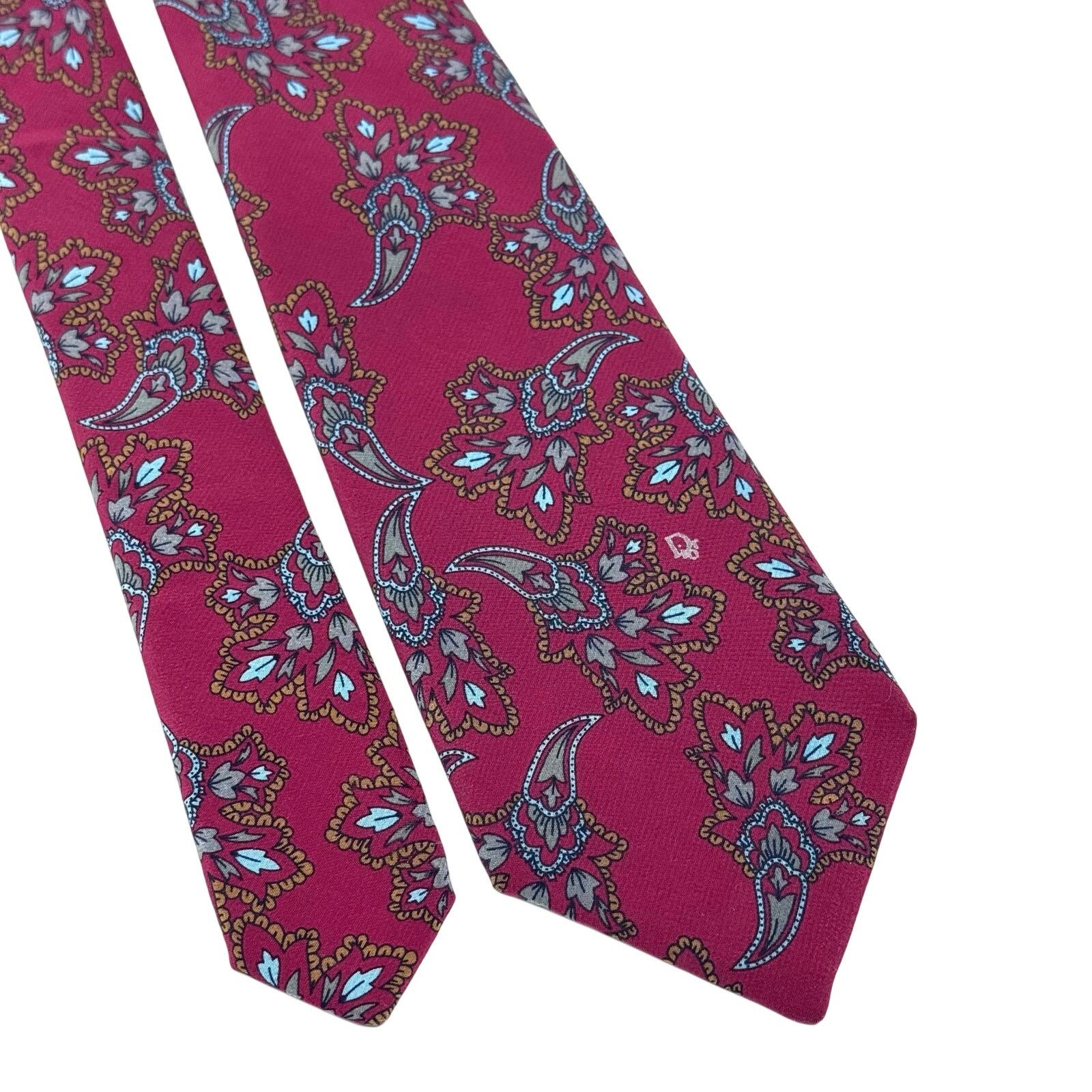 Christian Dior Monsieur Christian Dior Abstract Pattern Tie Size ONE SIZE - 3 Thumbnail